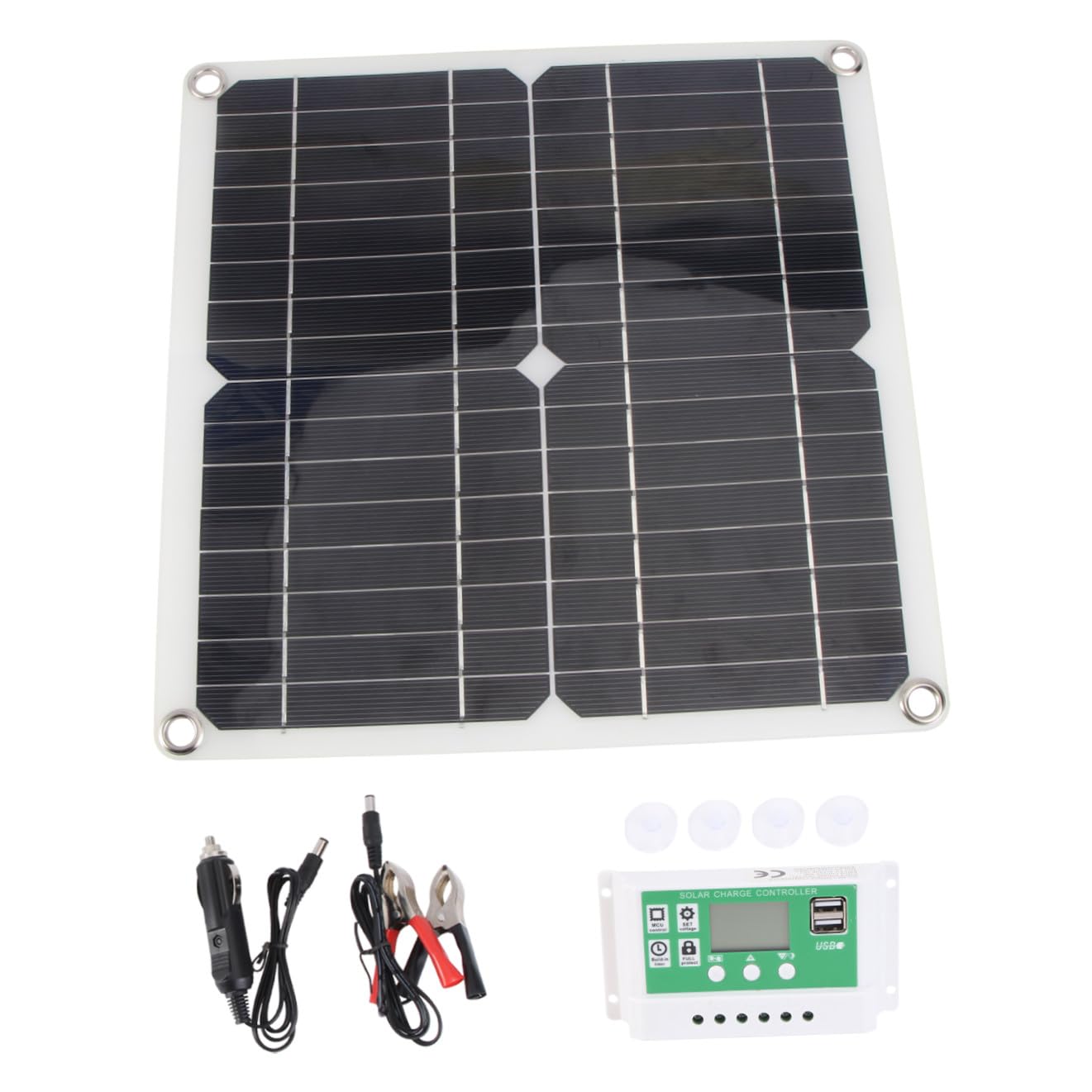 Caricatore Solare Portatile da 40w 18v, Pannello Fotovoltaico Monocristallino Flessibile Ricarica USB per Viaggio e Arrampicata