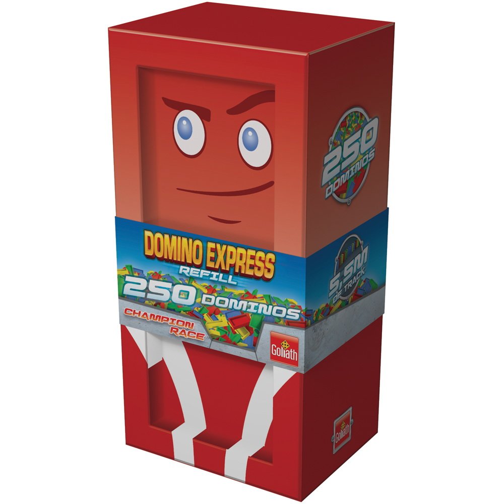 Goliath 81006 - Domino Express Refill, Domino-Set für Ihnen eigenen Domino Day, Nachfüllset mit Dominosteinen, ab 6 Jahren