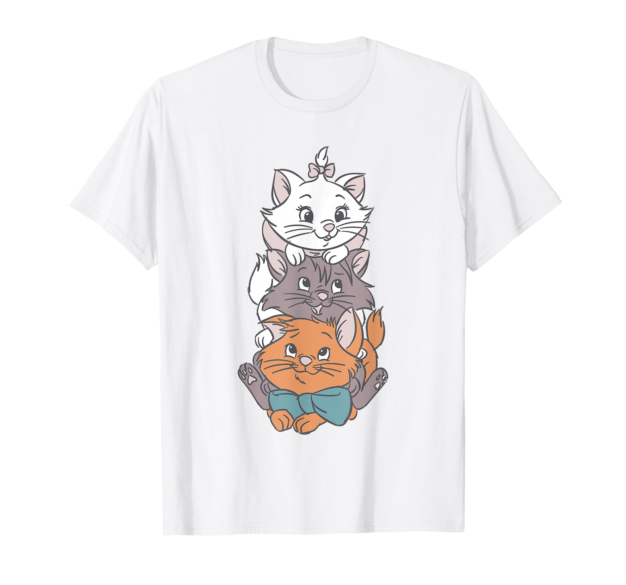 Disney The Aristocats Adorable Cute Trio Big Chest Portrait T-Shirt