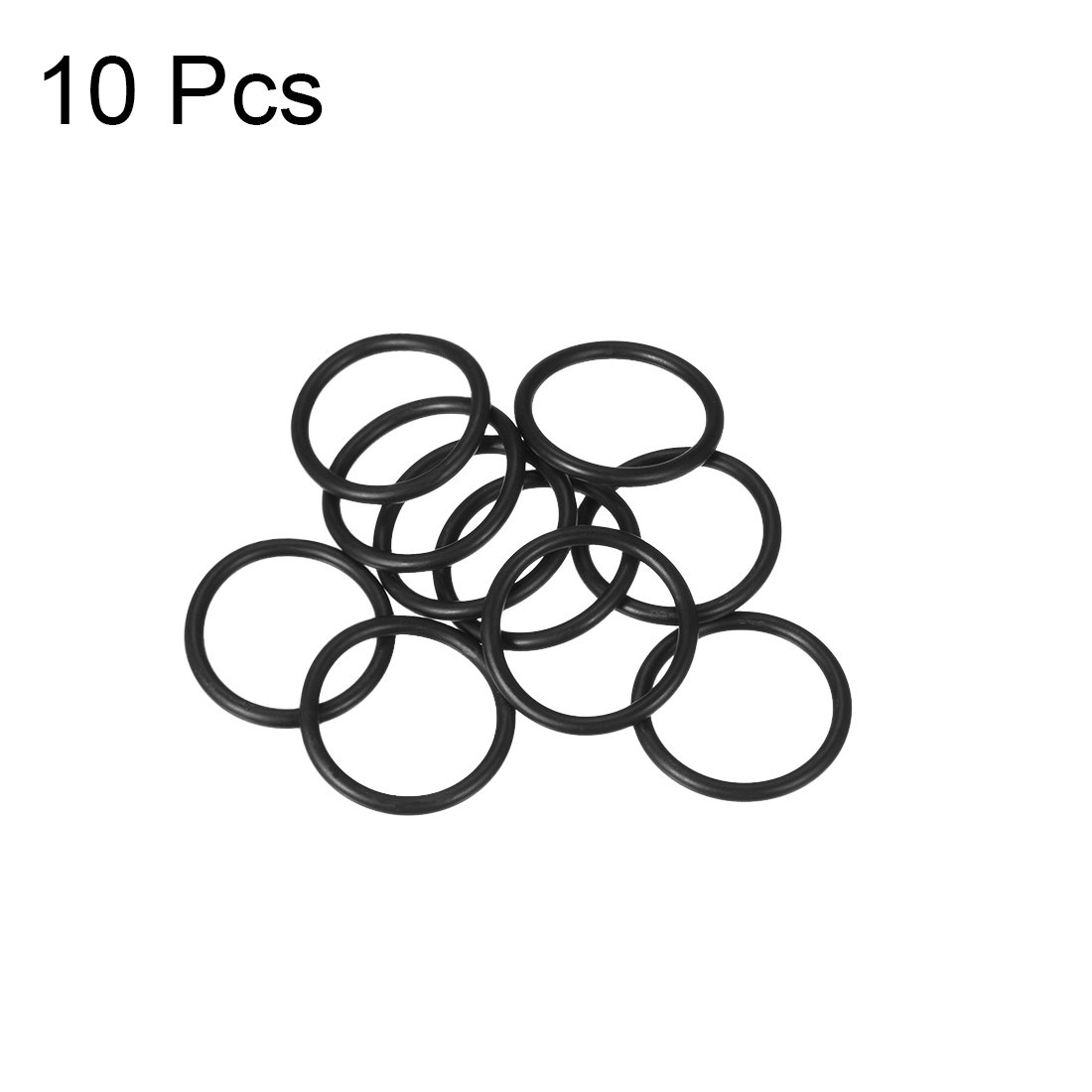 sourcing map 10pcs o-ringi kauczuk nitrylowy 22 mm x 27 mm x 2,5 mm pierścienie uszczelniające uszczelnienie DE de