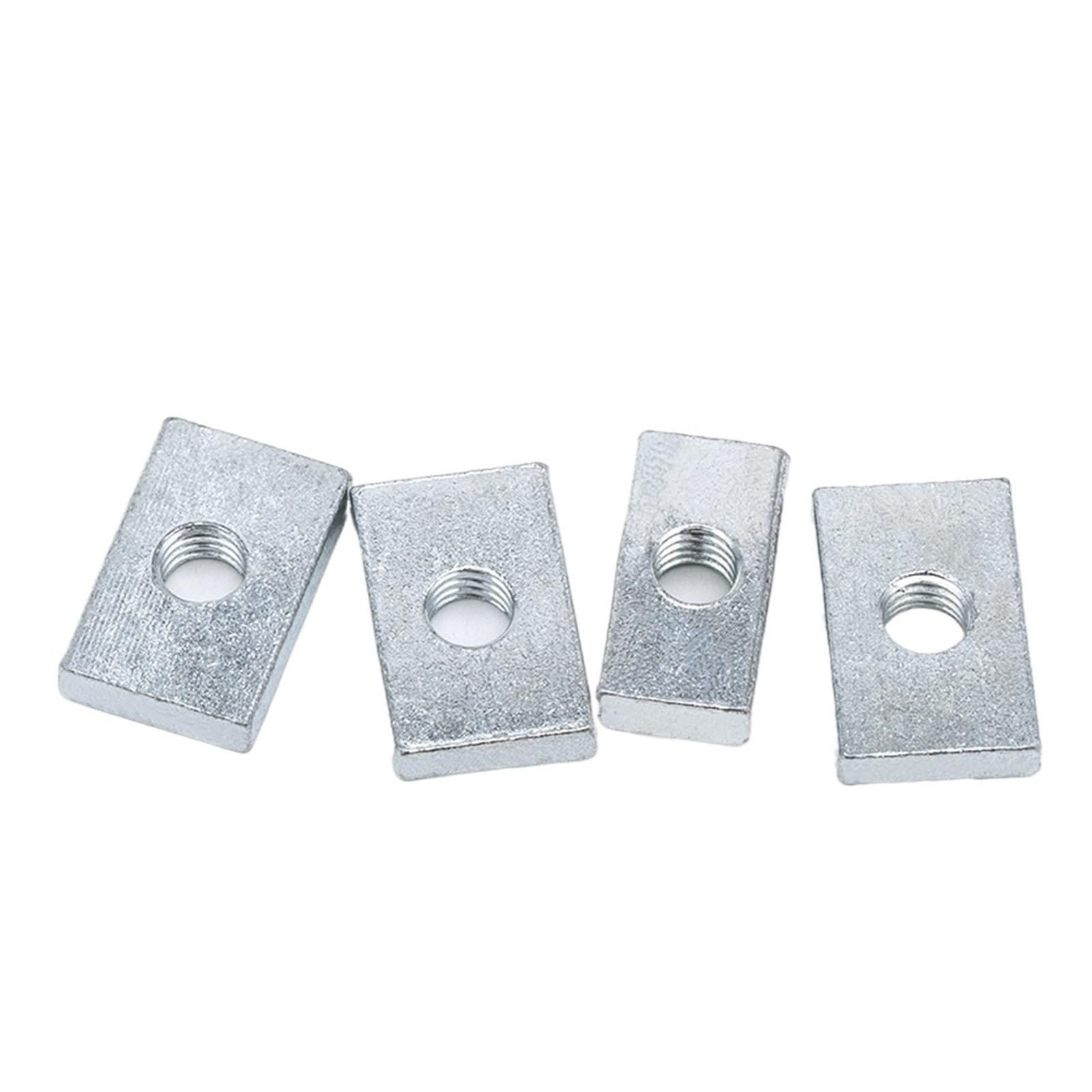 Low Strength Square Nuts Square Nut M3 M4 M5 M6 M8 Zinc-Plated Carbon ...