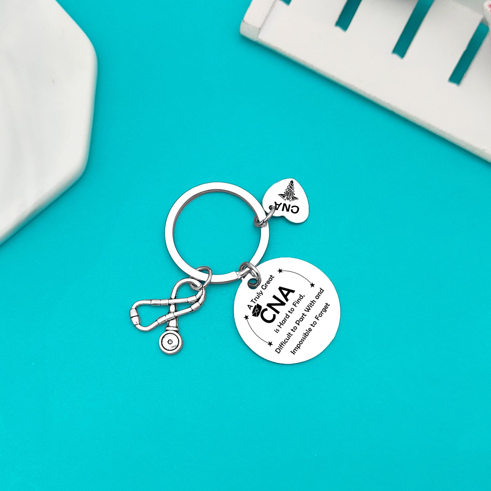 5 Pcs CNA Gifts CNA Keychain CNA Appreciation Gifts A Truly Great CNA is Hard to Find Keychain CNA Leaving Gifts CNA Retirement Gifts CNA Coworker Gifts CNA Week Gifts CNA Thank You Gifts