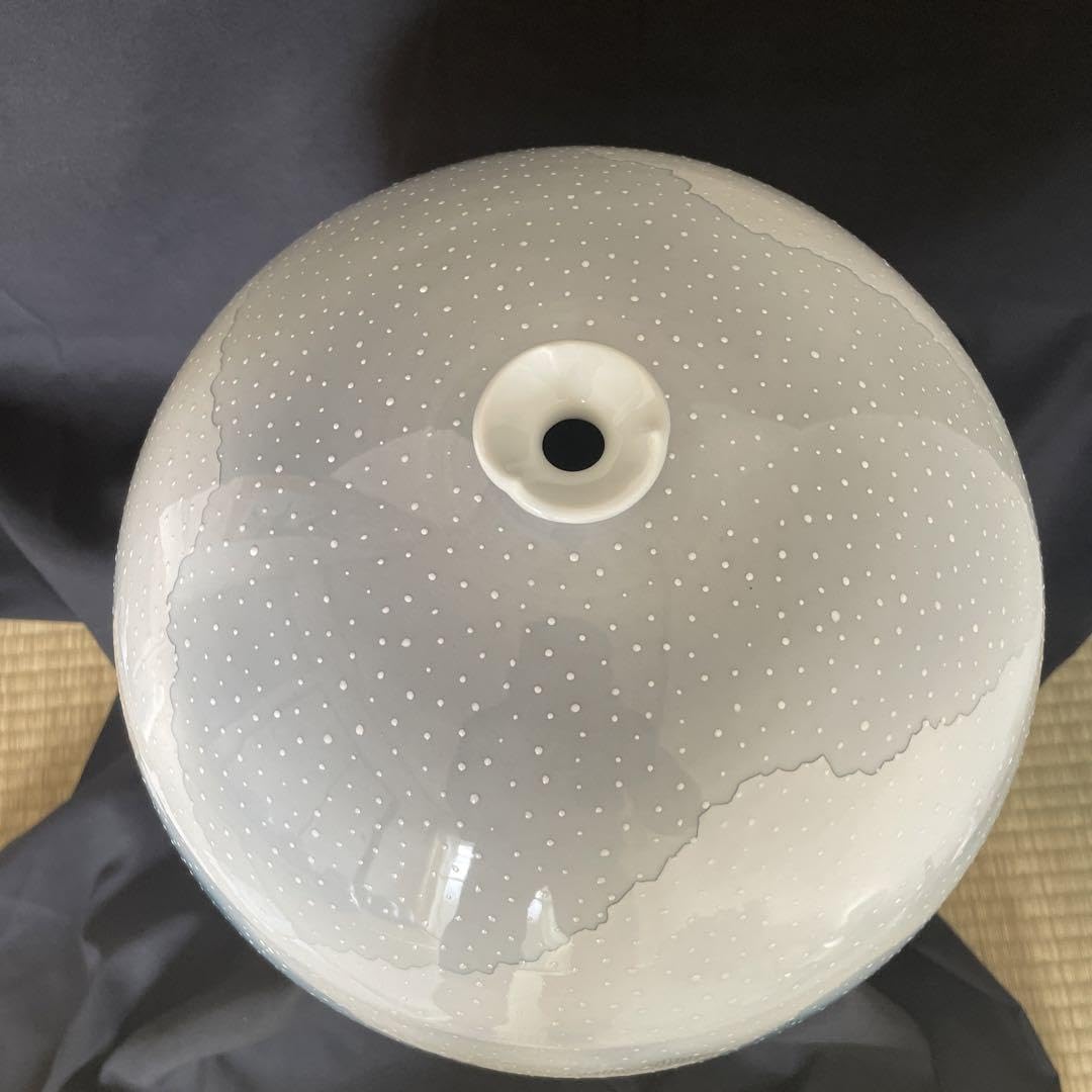 Amazon.co.jp: 藤井朱明 花瓶 日展人気作家 特大雪景色 有田焼 人間