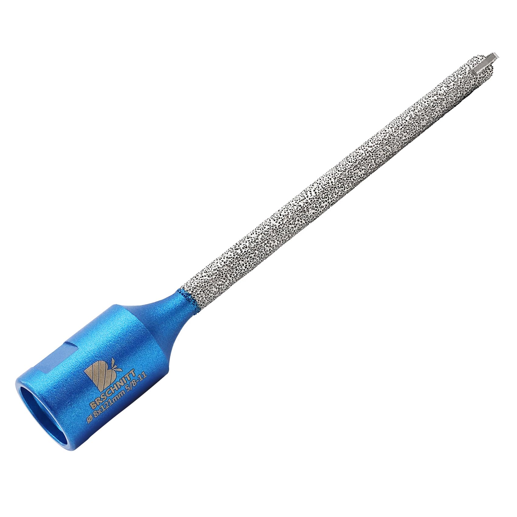 Diamond Mortar Raking Bit - BRSCHNITT Mortar Raking Tuck Pointing with Carbide Tipped for Granite Marble Concrete Masonry Stone Removals Vacuum Brazed Bit 5/8-11 Thread (8 * 121mm 5/16"* 4-4/5")
