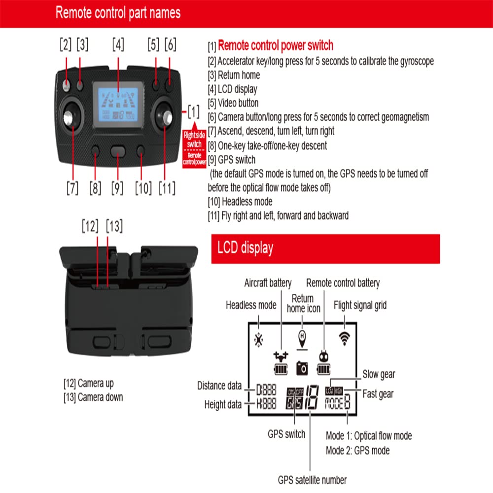 GPS Drones with 4K UHD Camera for Adults, 3-Axis Gimbal with EIS Anti-Shake, 9800ft HD Video Transmission, 360Â°Obstacle Sensing, CMOS Sensor, Brushless Motor Level 7 Wind Resistance (2 Batteriesï¼‰
