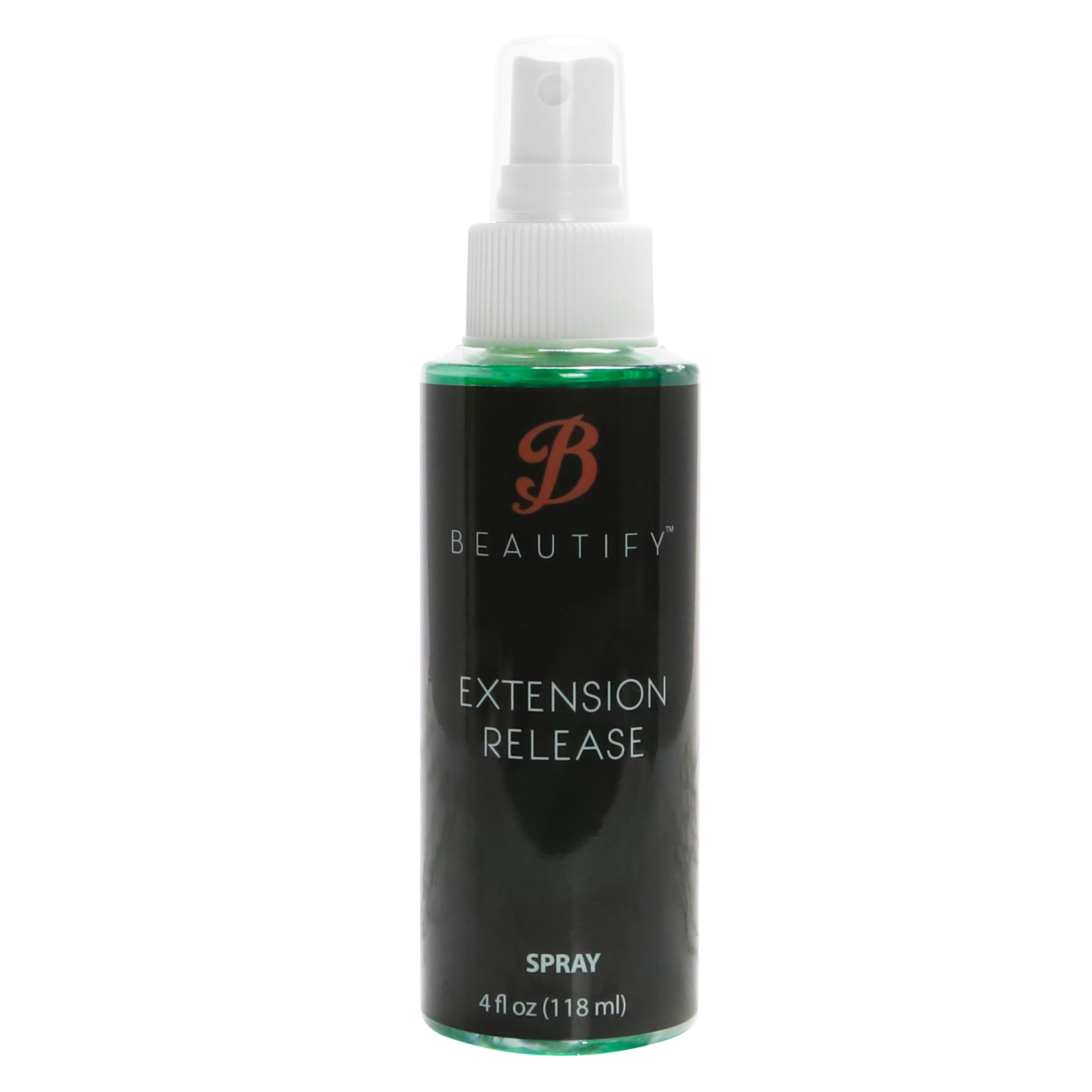 Beautify Extension Release Remover Spray 4 fl oz, Alcohol Based Formula for Hair Extension Removal, Skin Safe Fast Acting Bond Release, Evaporates Without Residue, Professional Salon Use, Quick Dry