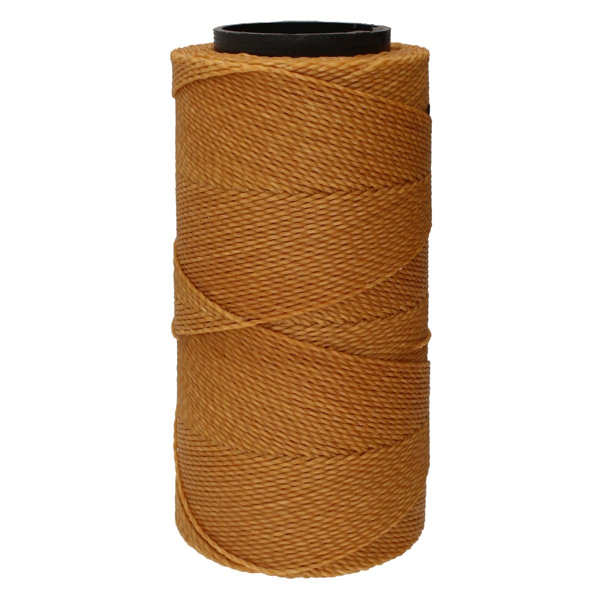 The Beadsmith Knot It woskowany sznurek poliestrowy, średnica 1 mm, szpula 144 m (144 m) (migdałowy)