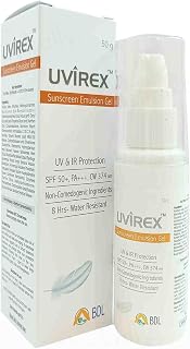Uvirex Sunscreen Emulsion Gel SPF 50-50g(R) Price In India