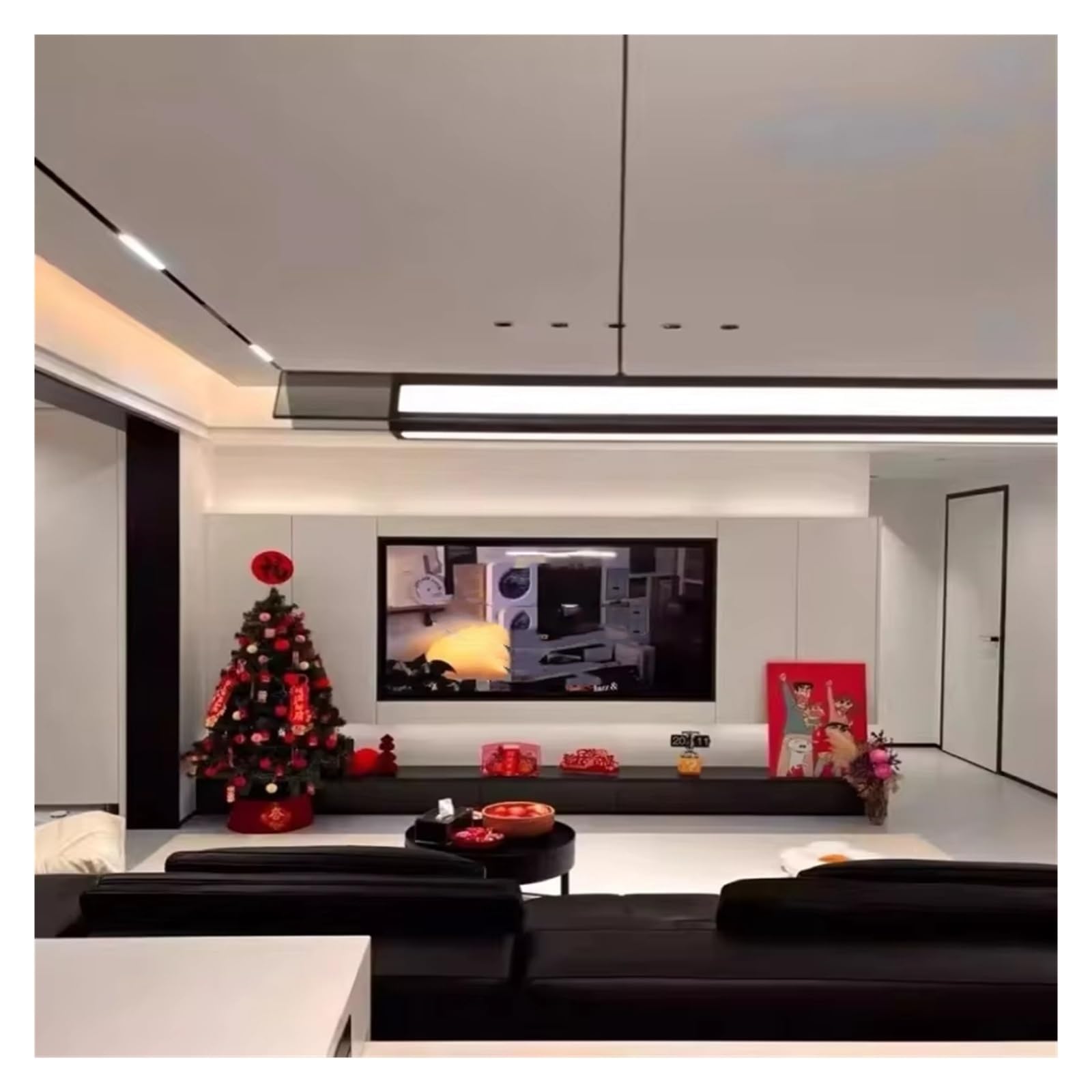 LXMQEF Lampadario a LED per Ristorante in Vetro Creativo Lampada da scrivania Moderna e Minimalista per Protezione degli Occhi, Tavolo da Pranzo Lungo, Isola