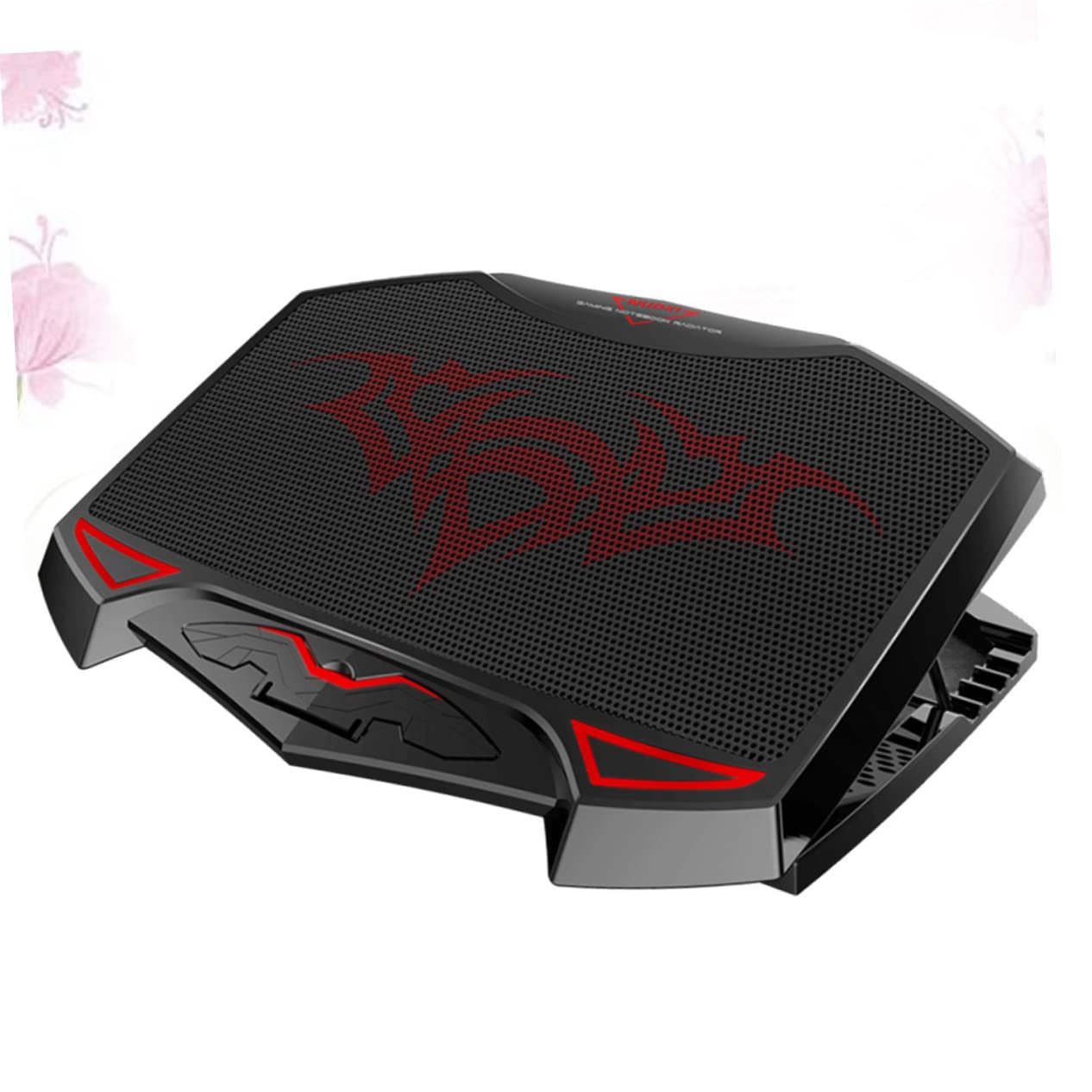 iplusmile 220v Cooling Pad Per Laptop Silenziosa e Regolabile Ergonomico Per Notebook Design Antiscivolo Per Uso Domestico e Nero