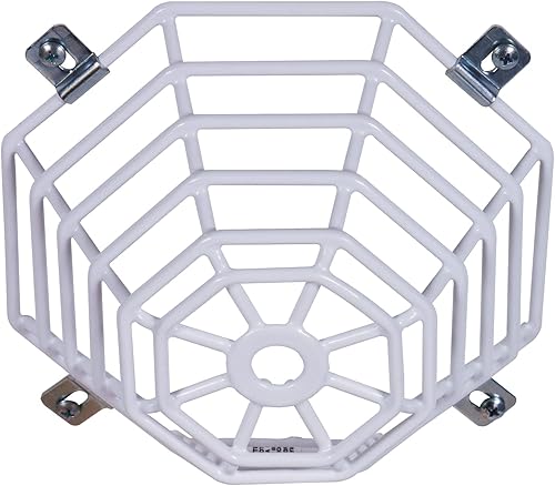 Safety Technology International, Inc. STI-9604 - Tope de malla de acero, para mini detectores de humo, montaje empotrado, protector de alambre de