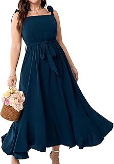 Plus Size Wedding Guest Dress Square Neck Ruffle A Line Elegant Bridesmaid Formal Cocktail Party Dresses for Women - Buy now