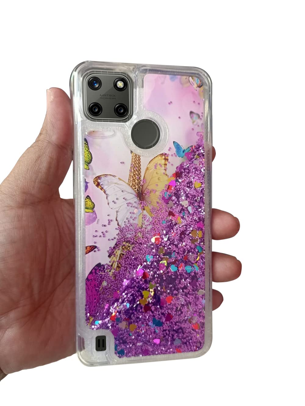 Cover Custodia Brillantini Brillante Lucciante per realme C21