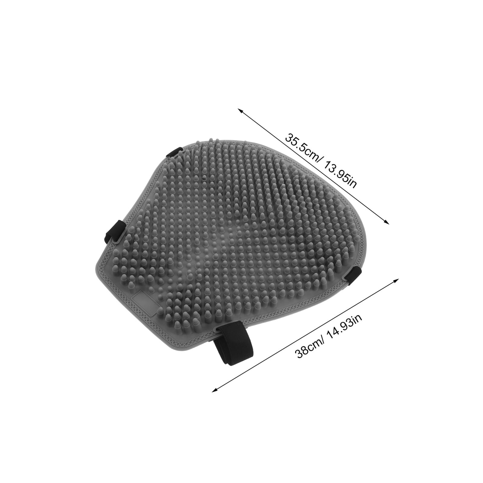 Cuscino per Sedile Moto in Silicone Ergonomico, Coprisedile Traspirante Antiscivolo e Ammortizzante per Motociclette, per Lunghi Viaggi