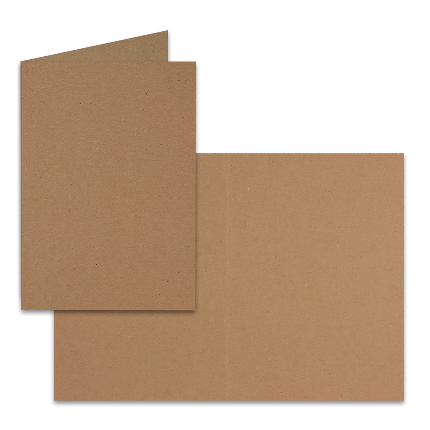 60 x Card Set DIN B6, Kraft Paper Brown, Kraft Paper Grey, Kraft Paper Eucalyptus, Folding Cards with Envelopes, 3 Colours - Image 4