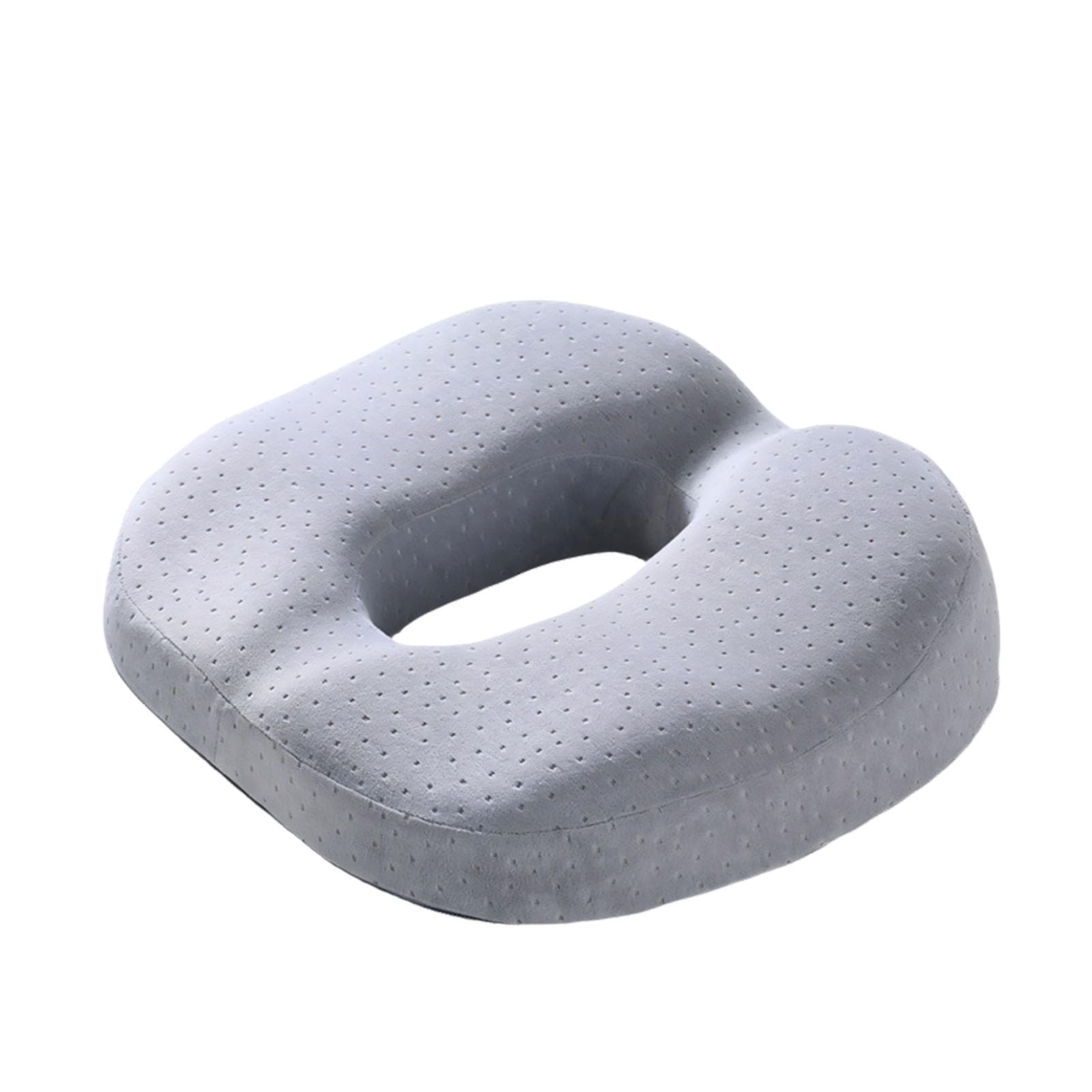 Buxuaaaa Dense Memory Foam Chair Back Cushion Having Central Ventilation Opening for Pressure Relief Riding Cushion for Bike