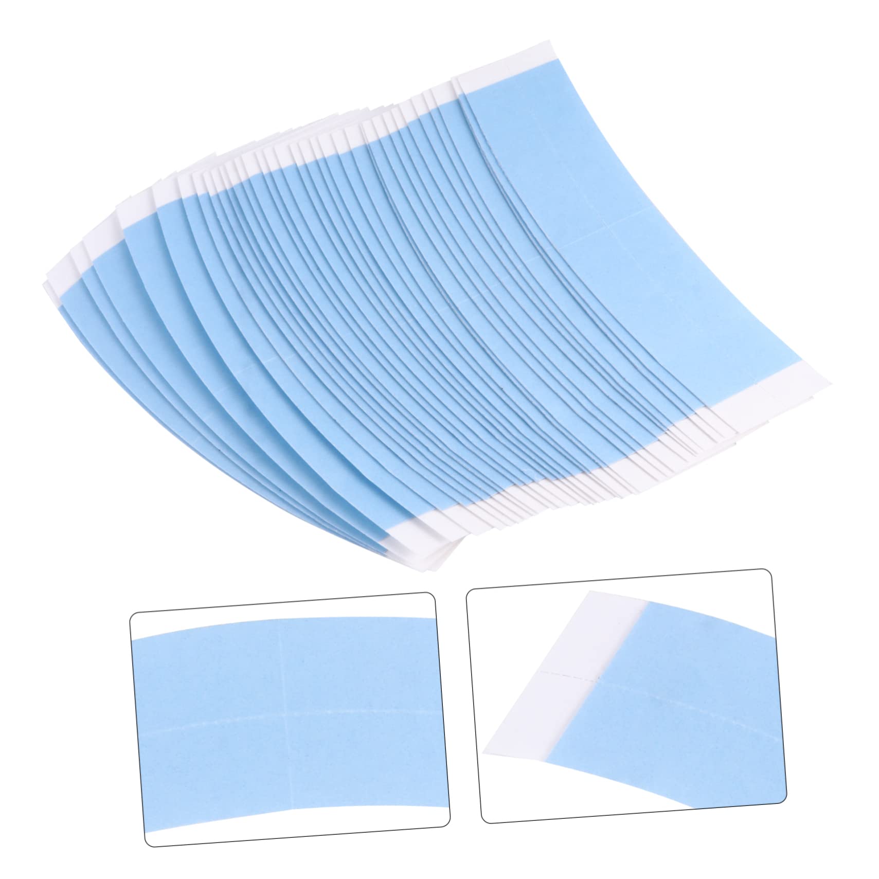 FOMIYES 3sets Female Wig Tape Micro Arc Tape for Women Water-Resistant Adhesive Pack 36pcs*3