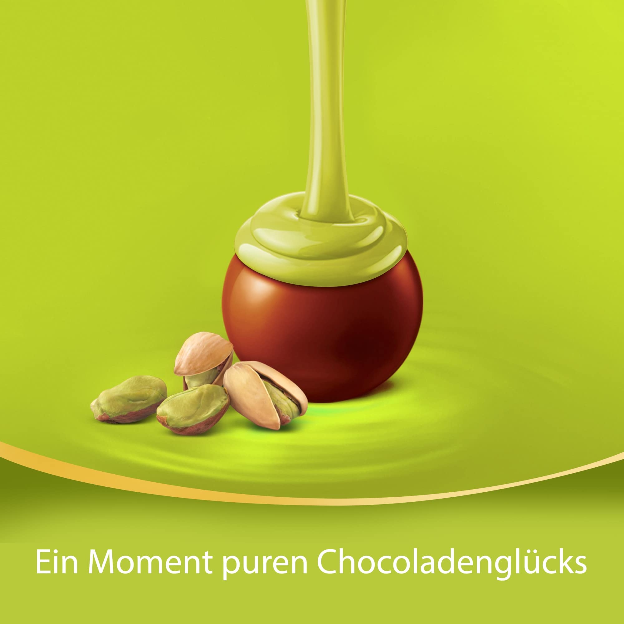 Lindt Czekolada LINDOR kulki pistacji, promocja | 137 g worek | ok. 10 kulek czekolady pełnomlecznej z delikatnie topiącym się pistacjowym wypełnieniem | prezent na pralinki | prezent z czekolady