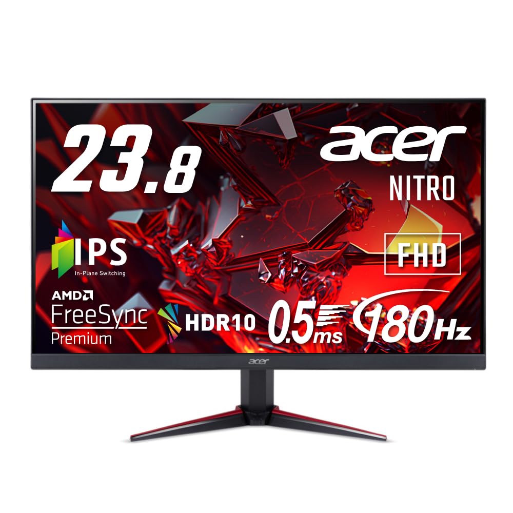 Acer VG240YSbmiipfx 23.8-Inch Gaming Monitor IPS Matte Full HD 0.5 