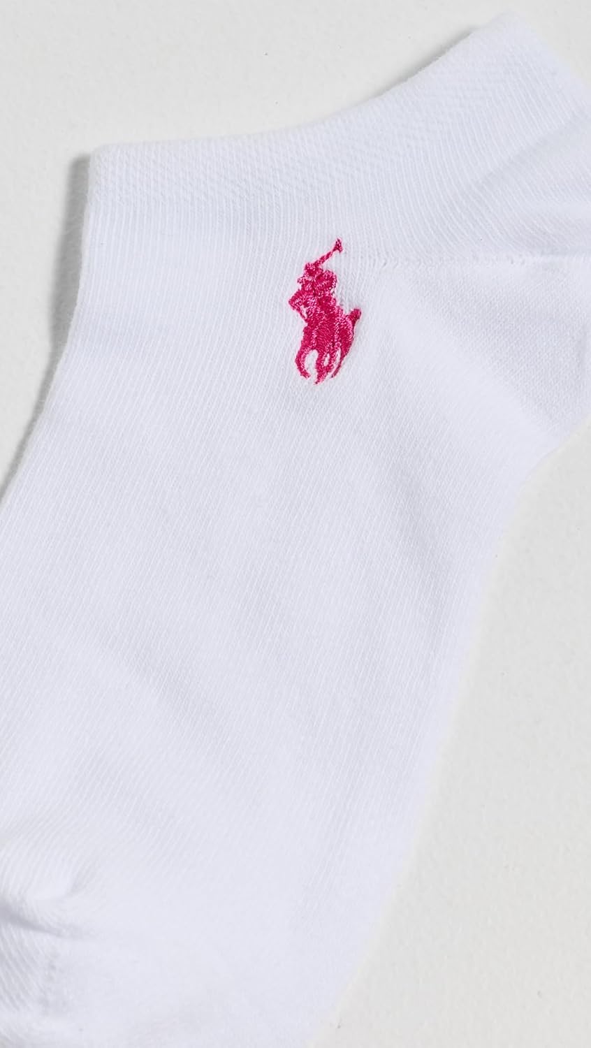 POLO RALPH LAUREN Women's Classic Sport Flat Knit Low-Cut Socks (6-Pack)