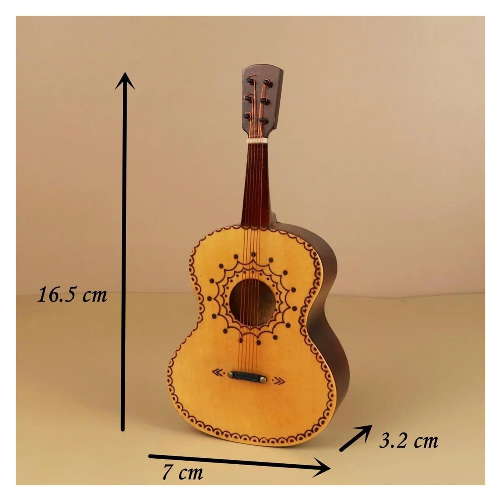 model instrumentu muzycznego Miniaturowa Gitara Mini Kolekcja Instrumentów Muzycznych Drewniane Ozdoby Dekoracyjne Model Dekoracji
