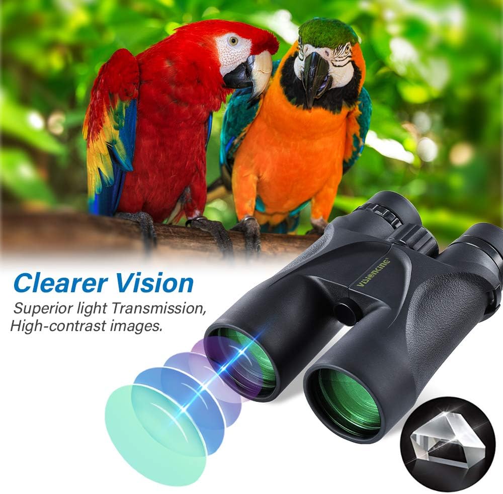 🔥 Crazy Deals 8x32 HD Binoculars for Adults with Durable & Clear BAK4 Prism FMC Lenses, Visionking Night Vision Binoculars for Bird Watching Hunting Outdoor Sports Travel