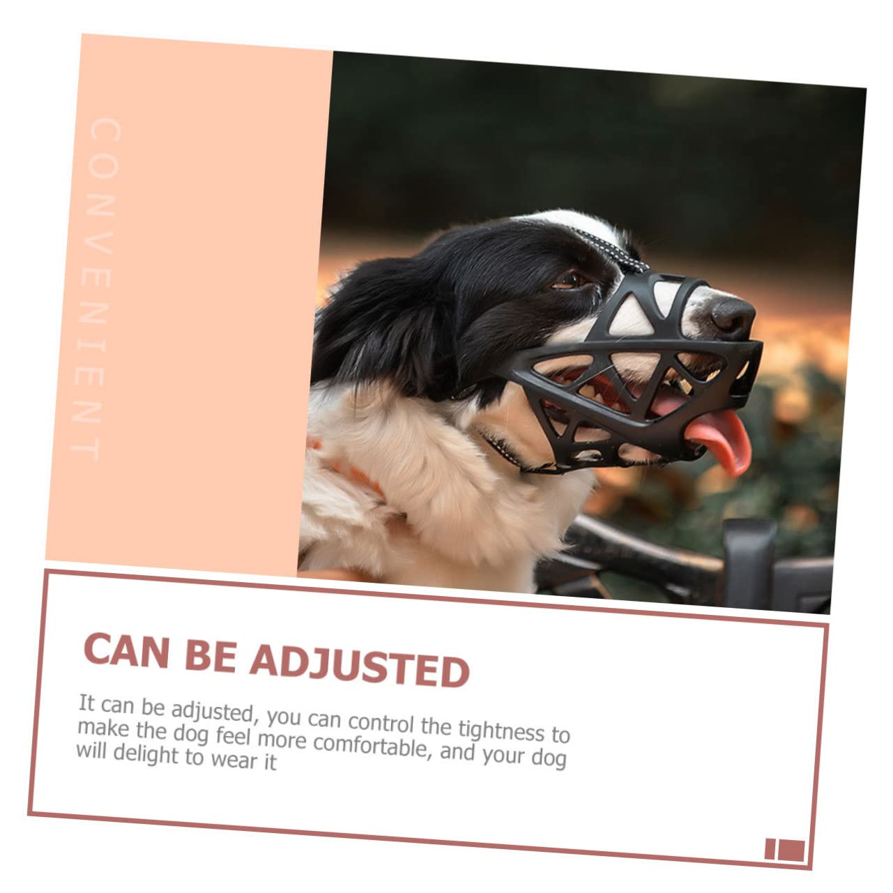 ABOOFAN 3pièces Muselière Ajustable pour Chien Bouche Anti-aboiements Et Morsures Confortable Et Respirante pour Petits Et Moyens Chiens