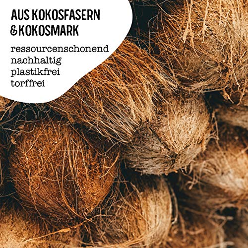 valeaf Kokos Quelltabletten 42 STK mit Nährstoffen I torffreie Kokoserde Anzuchterde mit Startdünger I Kokosquelltabs I Pflanzen für Anzucht I ideal für Stecklinge I Anzucht Erde ohne Pikieren - Image 4