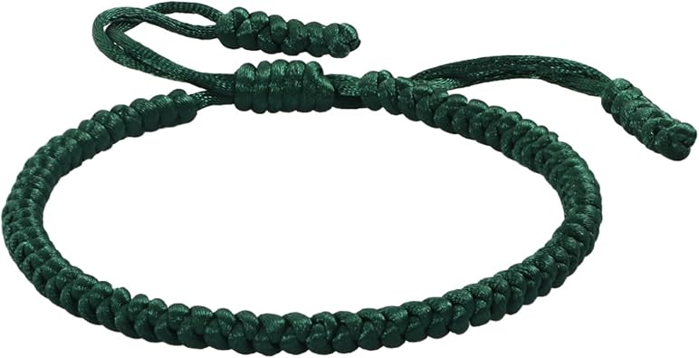 Friendship Bracelets for Women Men Handmade Blue Woven Braided Rope Adjustable String Knot Lucky Tibetan Jewelry Gift Accessories