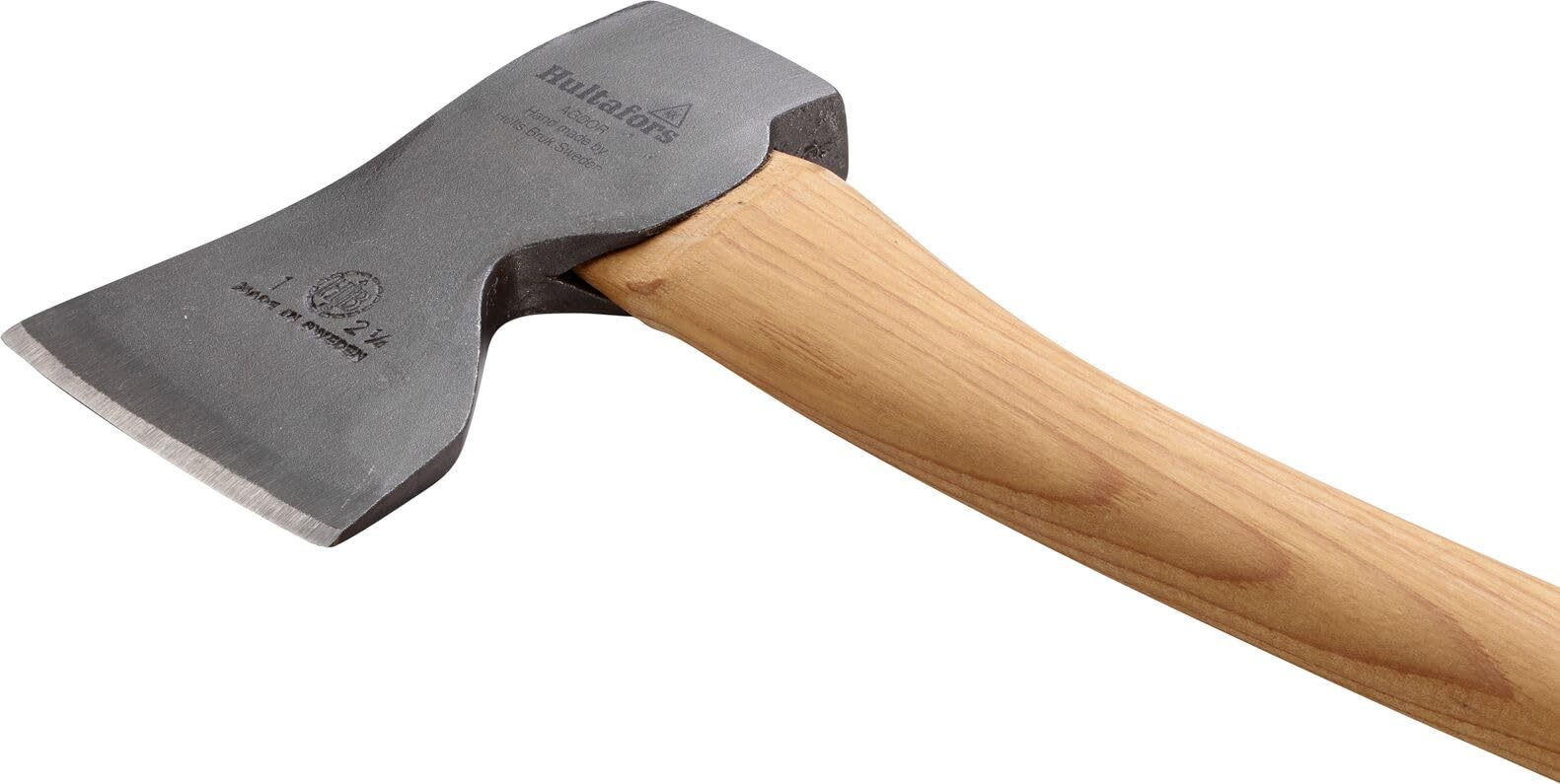Handgeschmiedetes Beil SY SV 510mm aus Schmiedeeisen I Hultafors I Geschmiedet in Schweden I 1340g Premium Zimmermannsbeil mit Hickory Holzstiel I Nachschleifbar I 840326