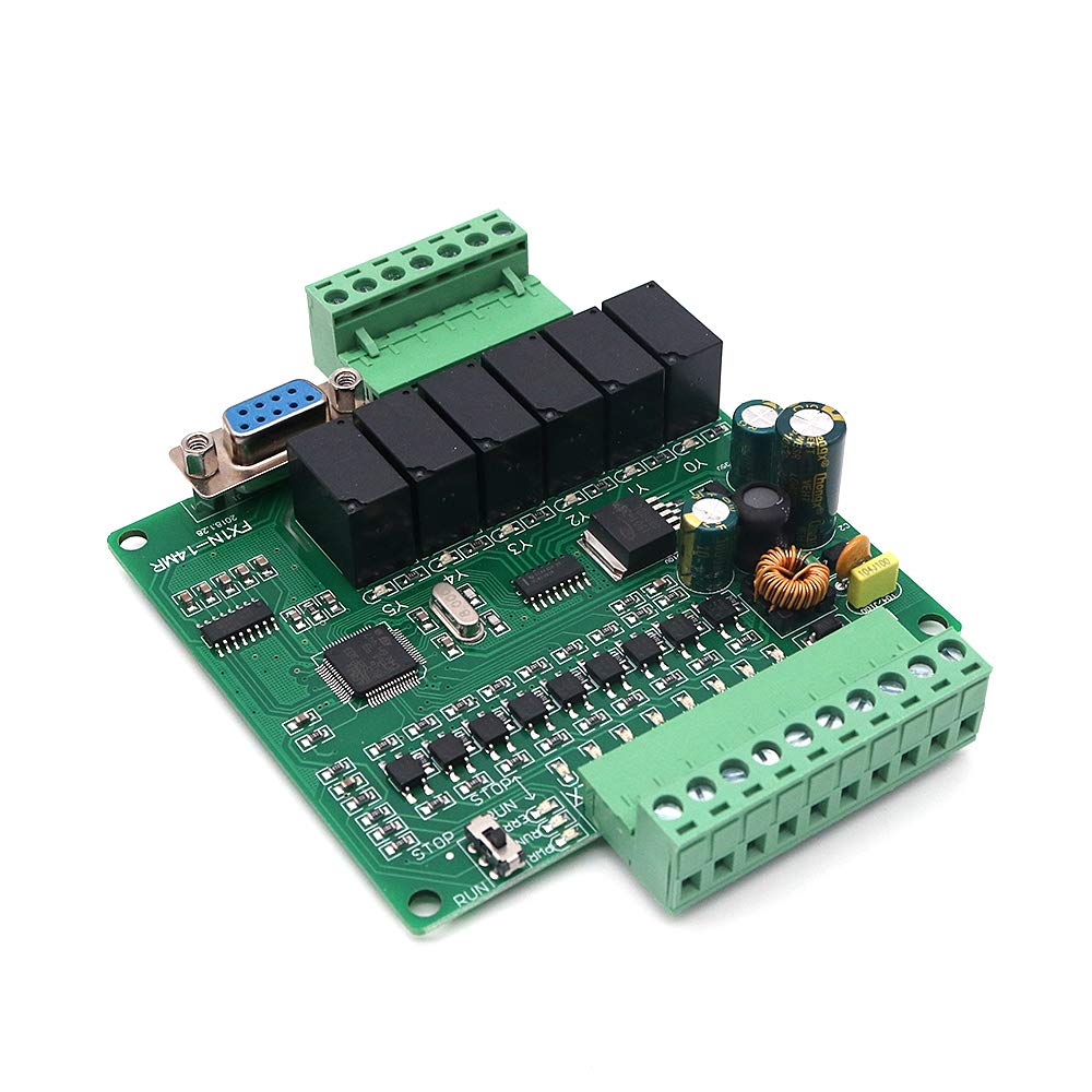 DollaTek DC24V Plc Controller scheda di controllo industriale FX1N-14MR Uscita relè scheda
