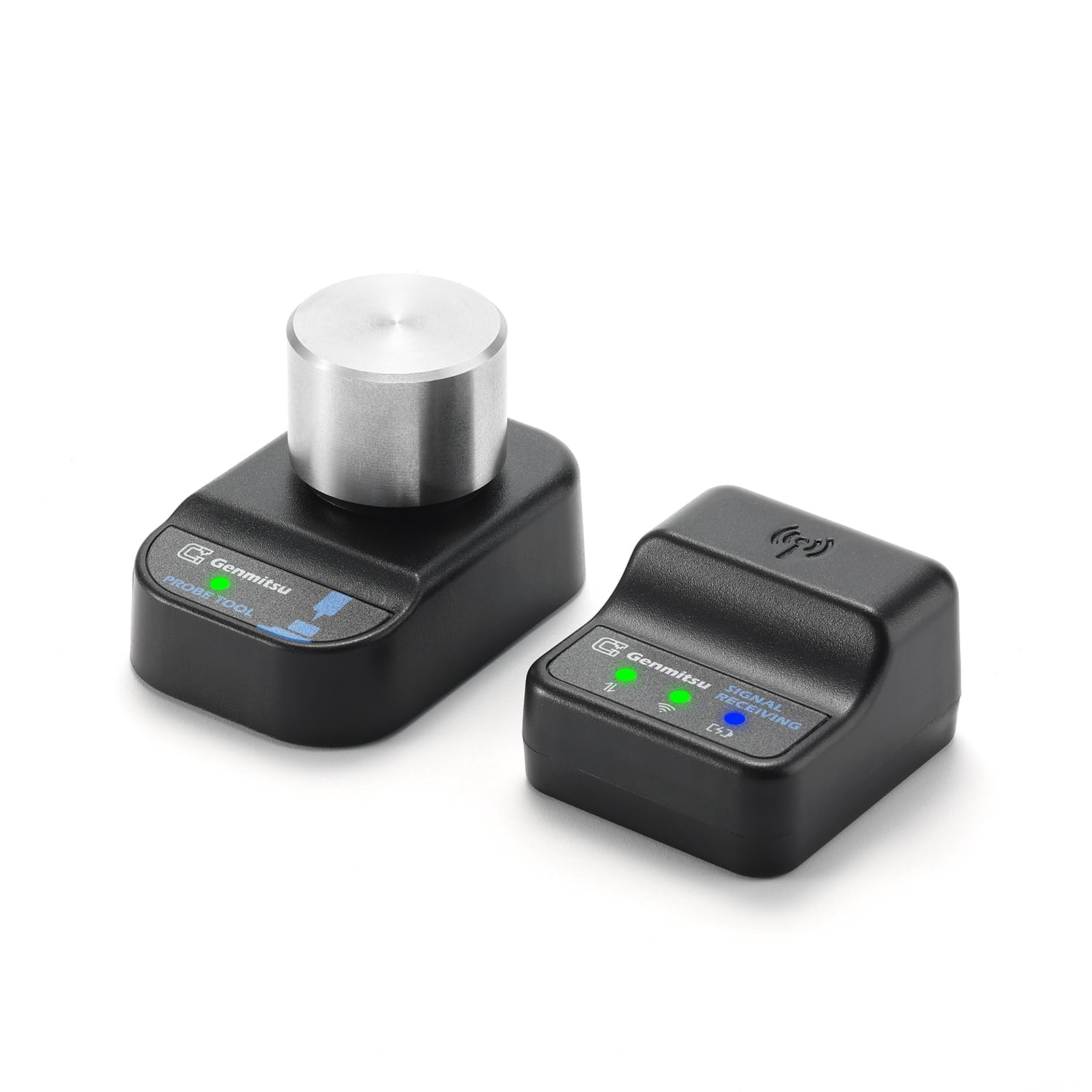 Genmitsu Wireless Z-Axis Probe Tool Setter for CNC Router Machine, Tool Setting Touch Probe with 3-Pin Cable DC 5–24V, 0.02mm Accuracy, GRBL & Mach3 &