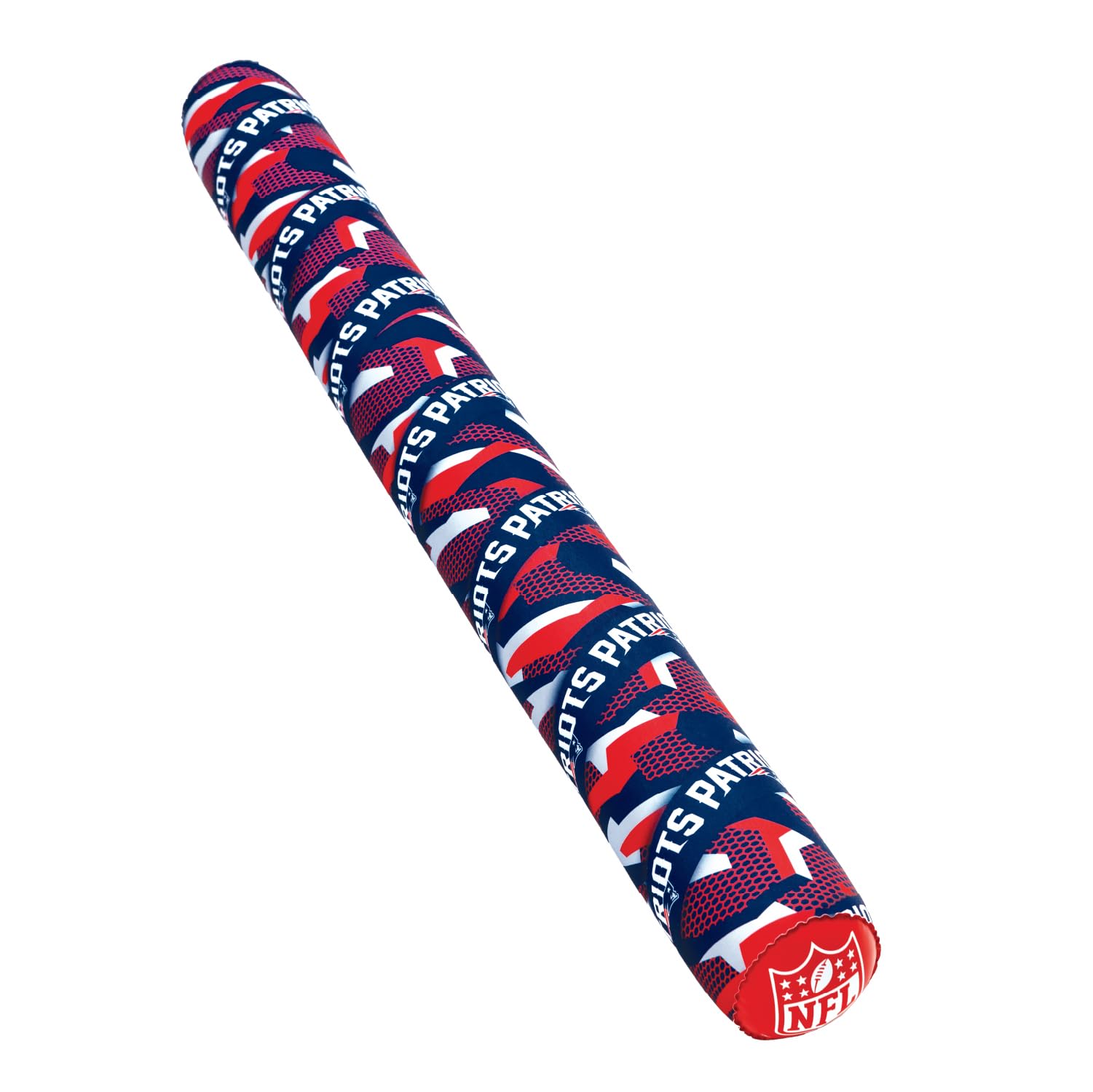 BigMouth New England Patriots 48” Inflatable Pool Noodle Officially Licensed NFL Fan Gear Soft Top Large Jumbo Float for Adults and Teens