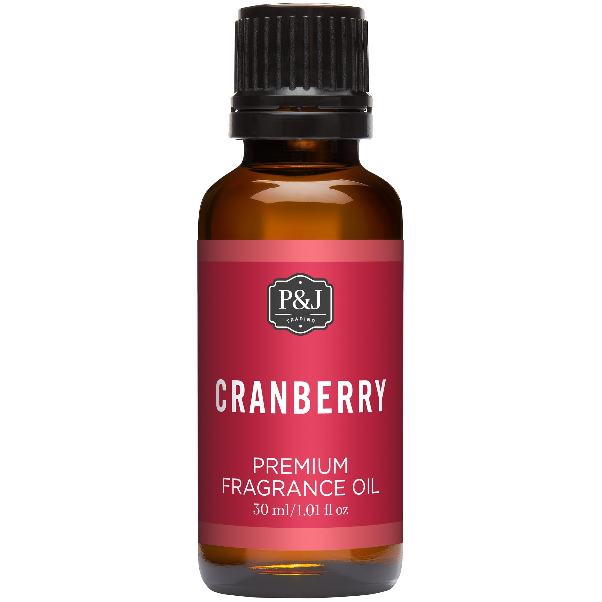 P&amp;J Trading Fragrance Oil | Cranberry Oil 30ml - Candle Scents for Candle Making, Freshie Scents, Soap Making Supplies, Diffuser Oil Scents