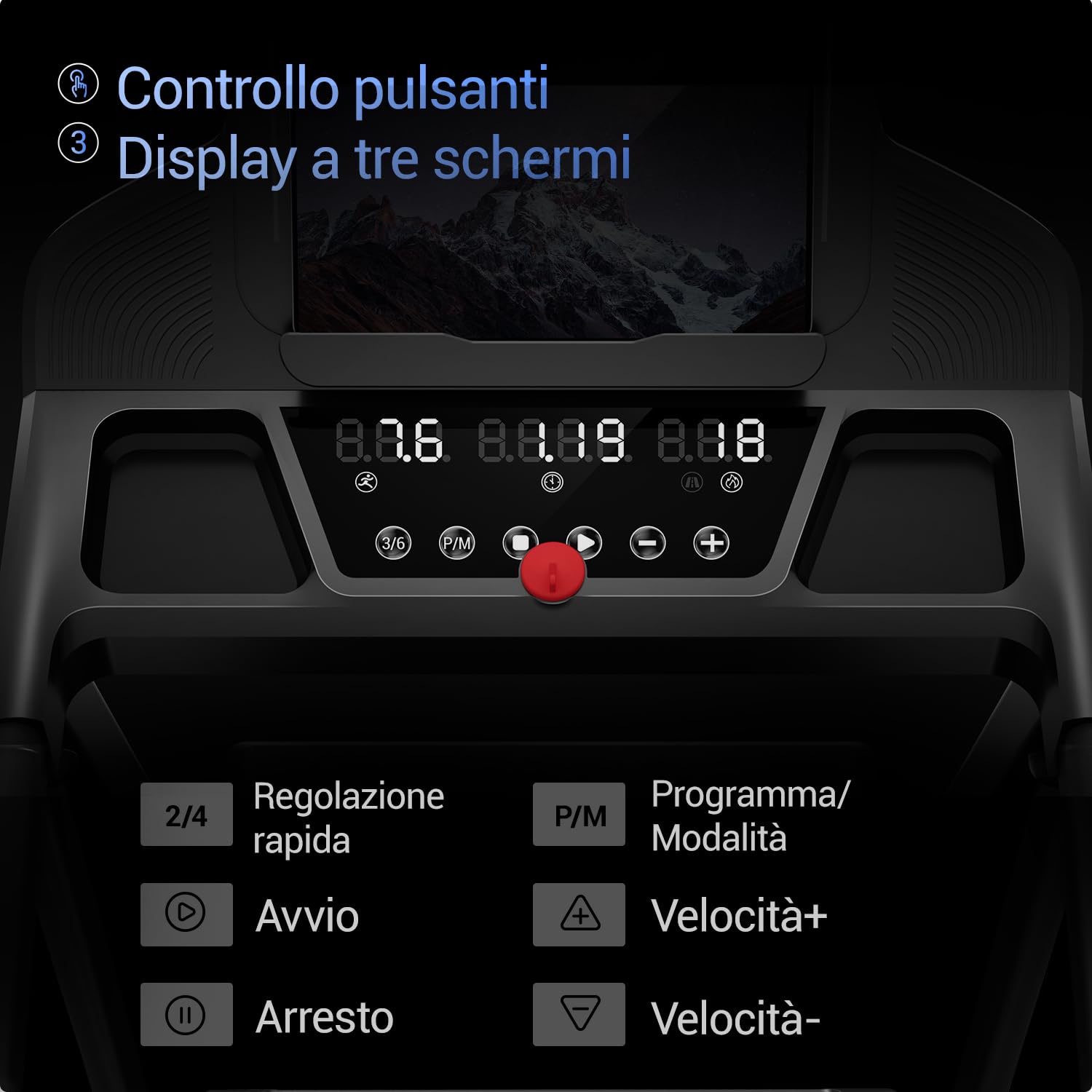 UMAY Tapis Roulant Salvaspazio con Inclinazione 15%, Tapis Roulant Elettrico 12KM/H, Tapirulan Pieghevole da Casa con Motore da 3.0 HP e Display LED, Carico Massimo 136KG