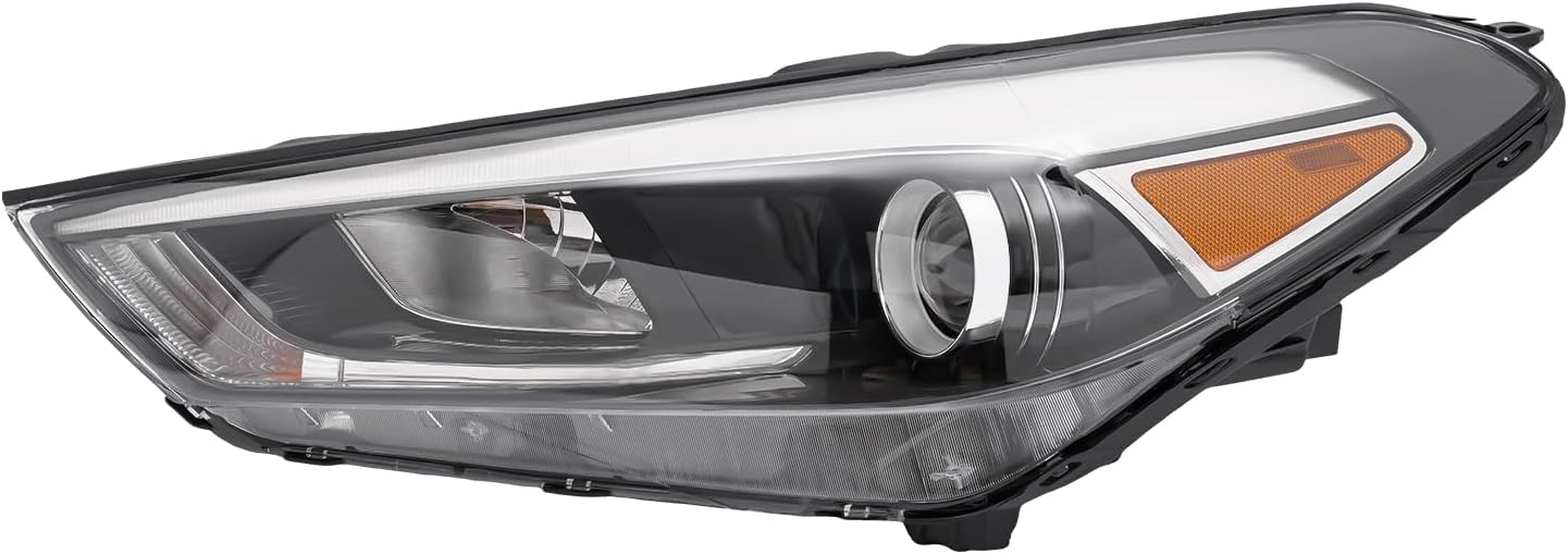 Amazon.com: TBVECHI For 2016 2017 2018 Hyundai Tucson Halogen Headlight ...