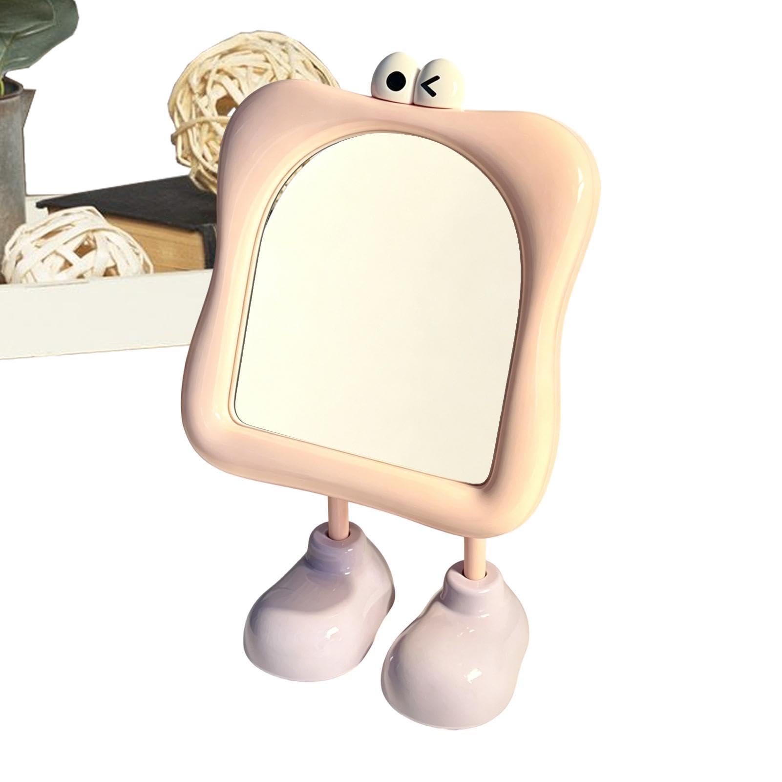 Espejo de mesa portátil y compacto con diseño decorativo infantil y juvenil