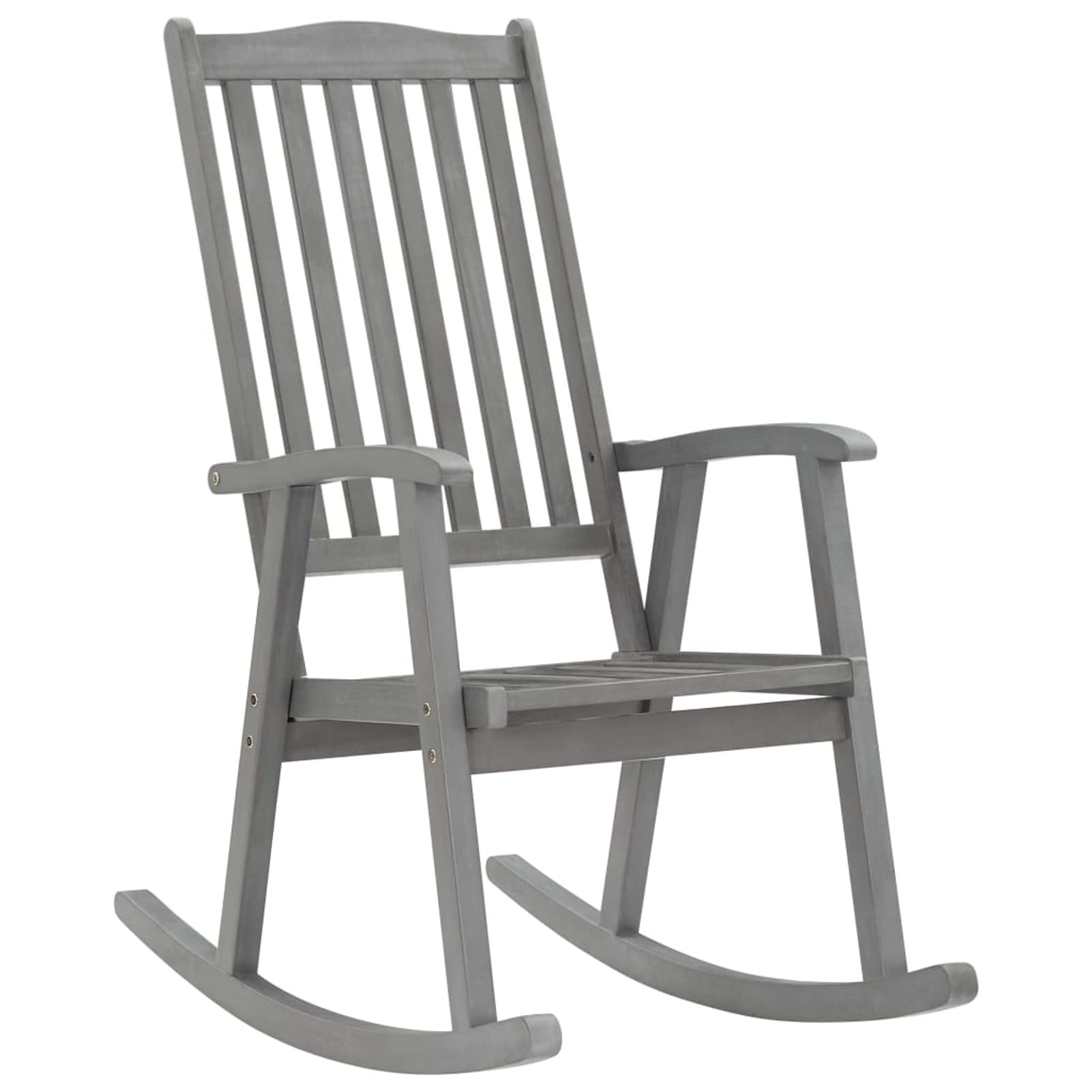 Tidyard Sedia a Dondolo con Cuscini in Legno Massello di Acacia, Poltrona Relax con Braccioli,Sedie a Dondolo da Giardino,Poltrona a Dondolo da Giardino Poltrona da Esterno Sedie da Esterno in Legno