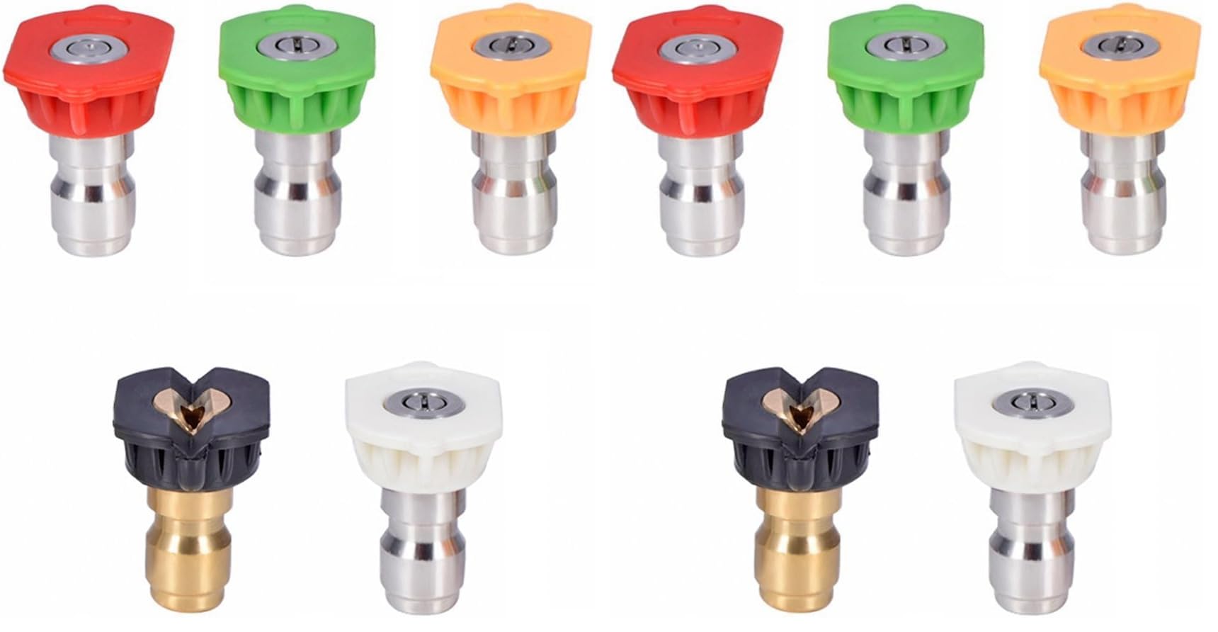 Twinkle Star Pressure Washer Nozzle Tips Multiple Degrees 1/4 IN (2.5 GPM) — Amazon image 6
