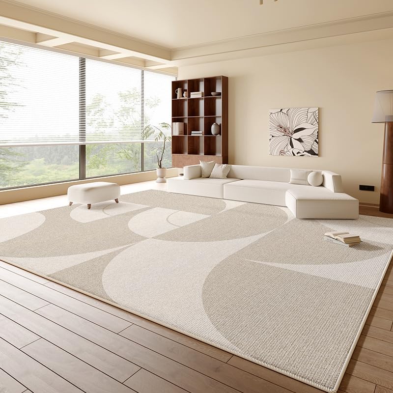 Tapis de salon lavable fini les glissades avec ce revêtement doux