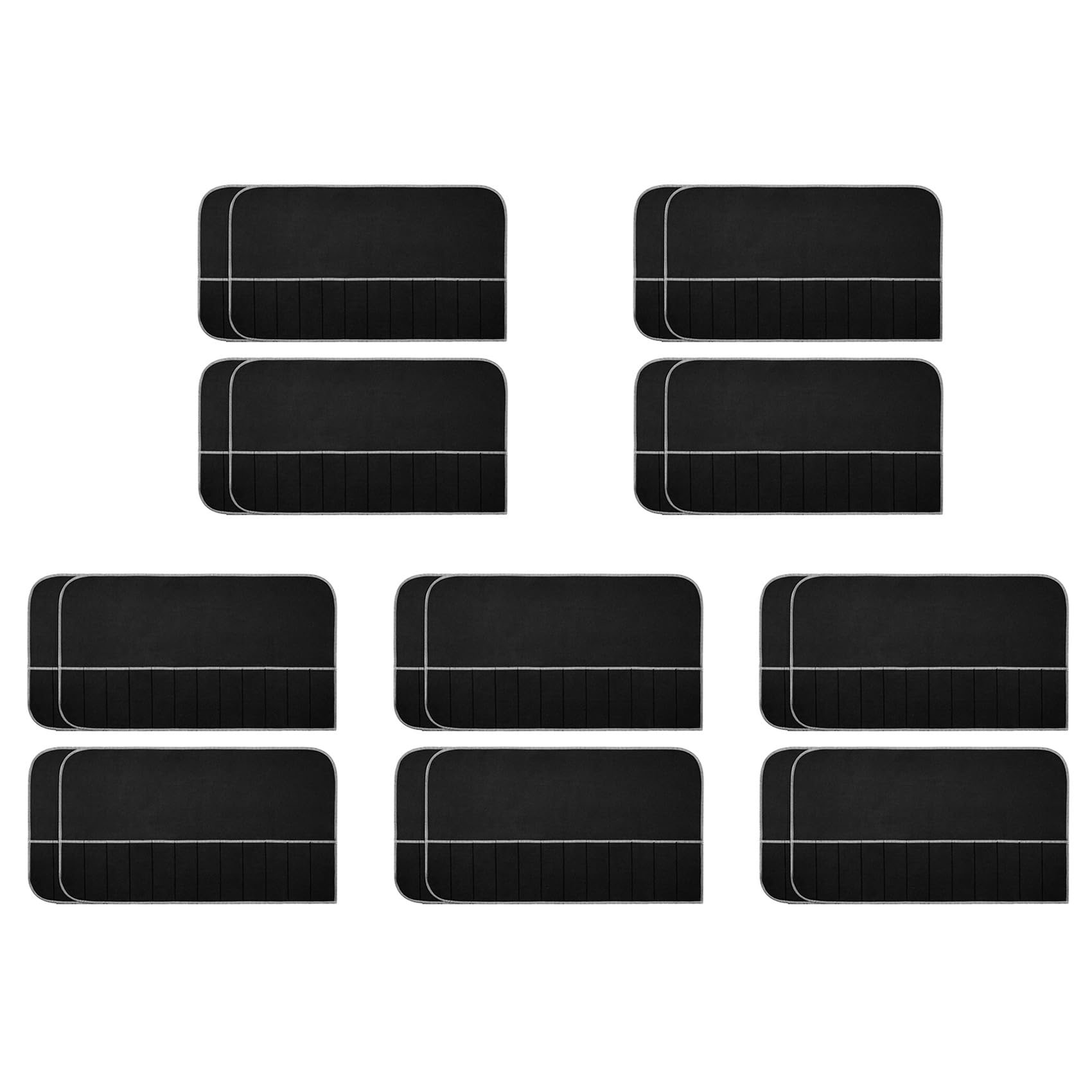 Vjsujehgy Silver Storage Bags Silver Storage Cloth Felt Flatware Organizer Anti Tarnish Silver Protector Bags 20pcs
