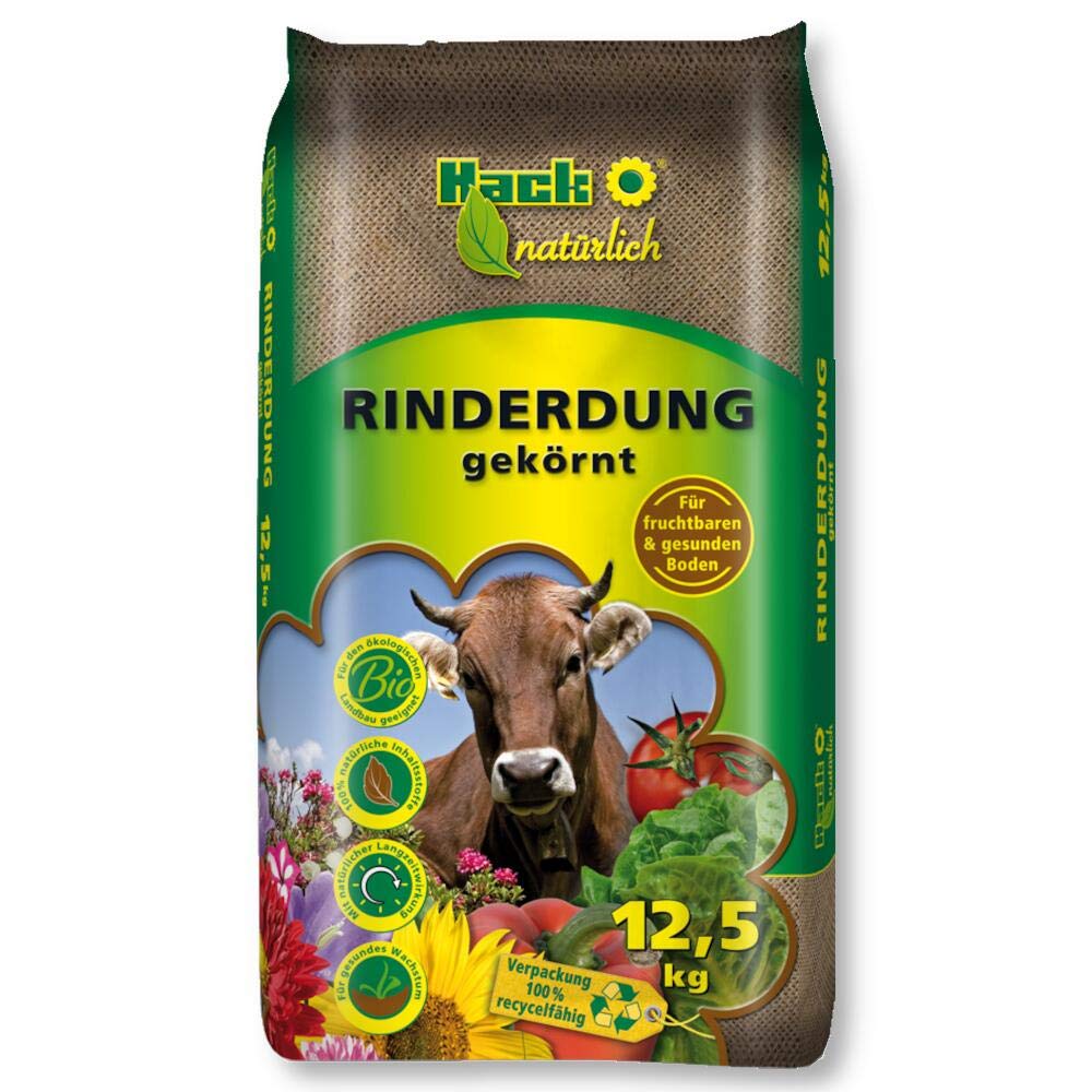 Hack Rinderdung 12,5 kg Naturdünger Gartendünger Universal