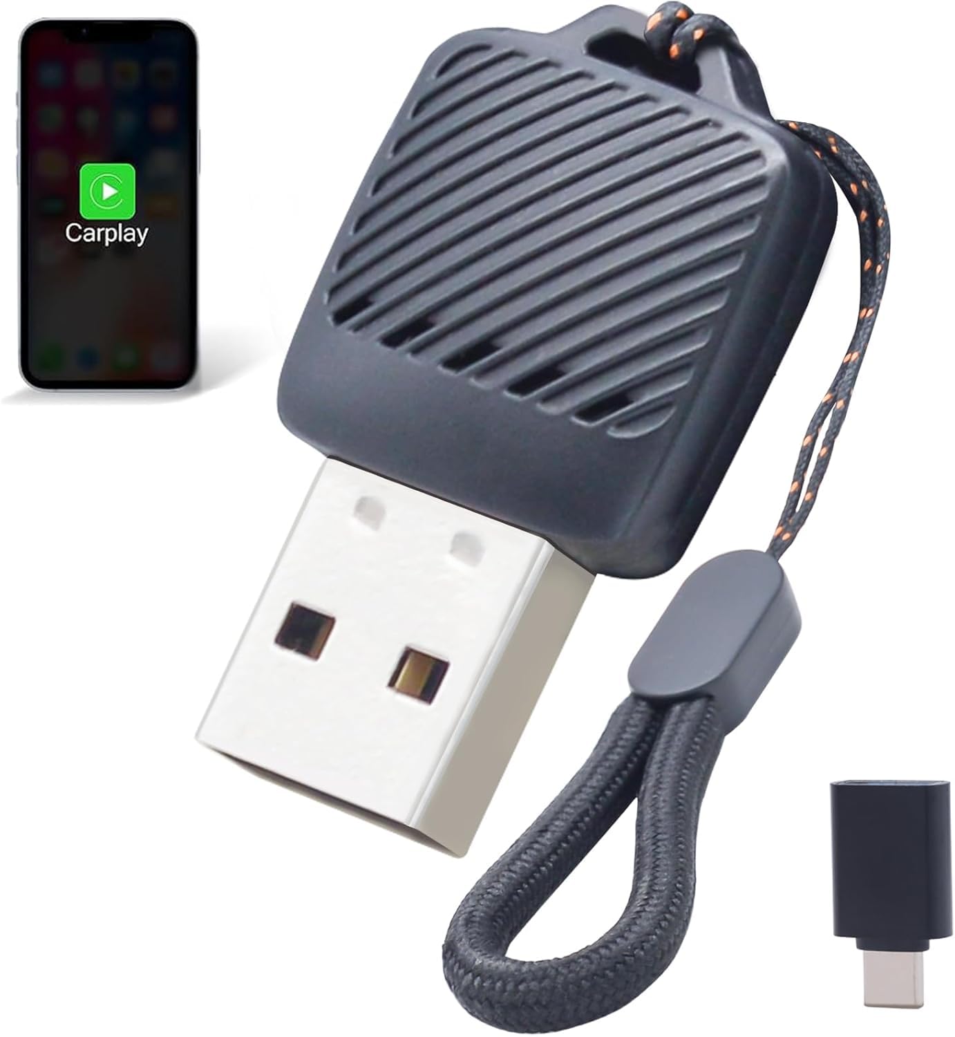 Wireless CarPlay Adapter for iPhone & Android, USB Plug & Play Dongle, Convert Wired CarPlay/Android Auto to Wireless, Auto Reconnect, Compact Design-image-26