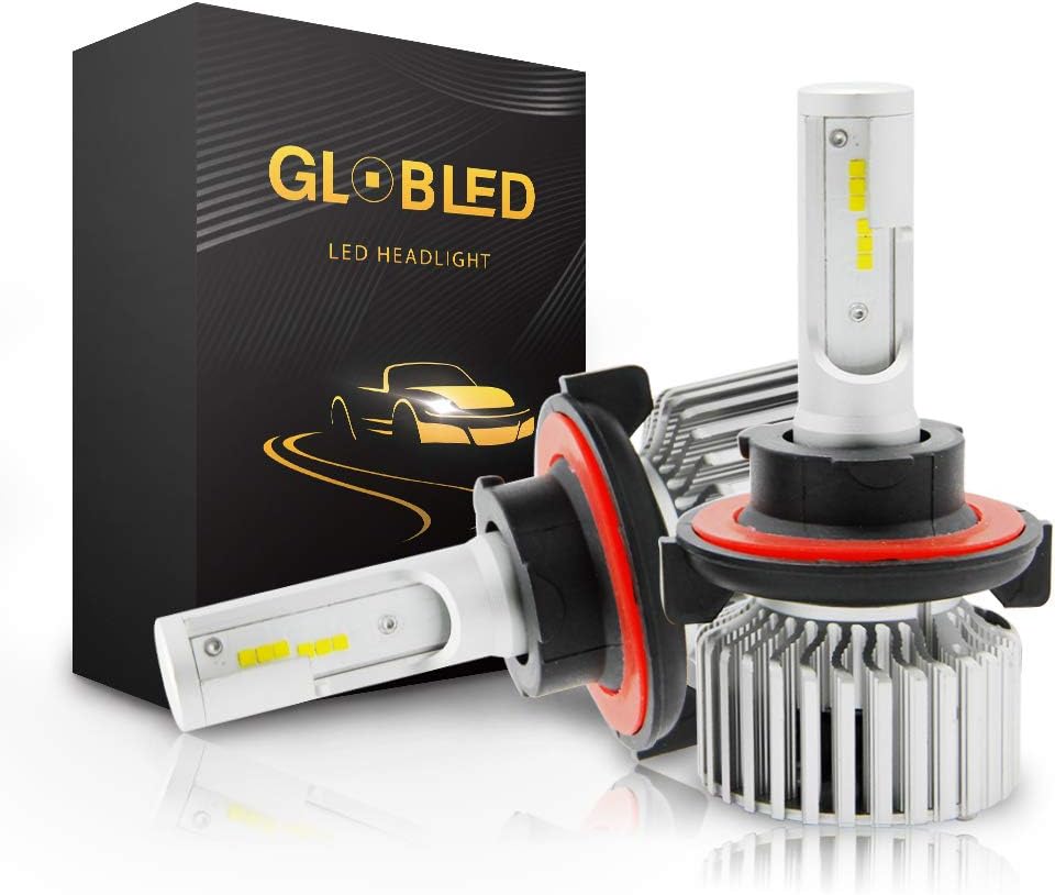 Globled 9005 LED Headlights Bulbs HB3 Led Lights 200W 20000LM Dual Colors Headlampp High Low Beam with Canbus 6000k White/3001k Yellow Turbo Lamp