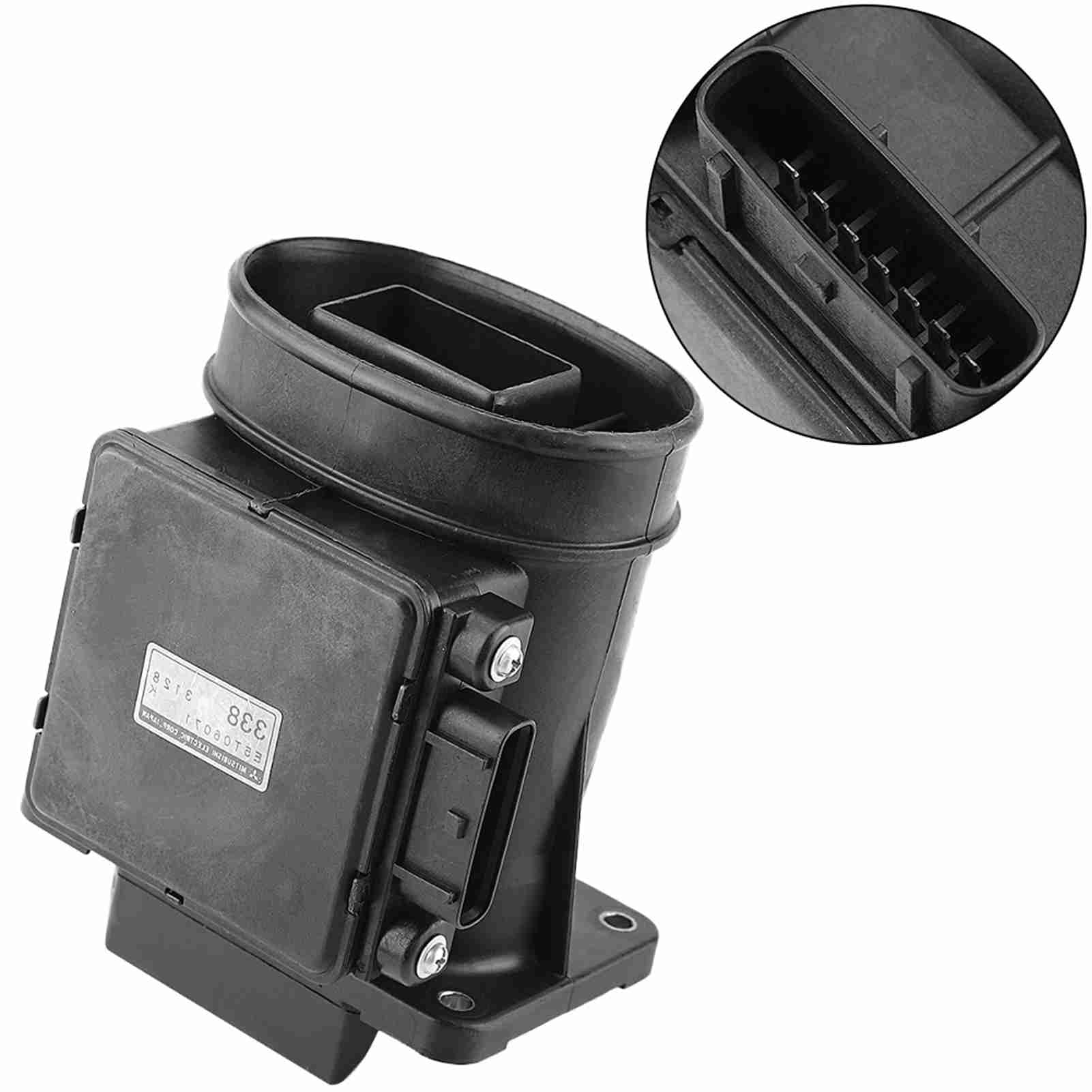 Fydun E5T06071 Misuratore di portata d'aria MD357338 Misuratore di sensore MAF in metallo ABS per 3000GT Galant Diamant M-agna Nimbus Pajero Starwagon Triton Verada
