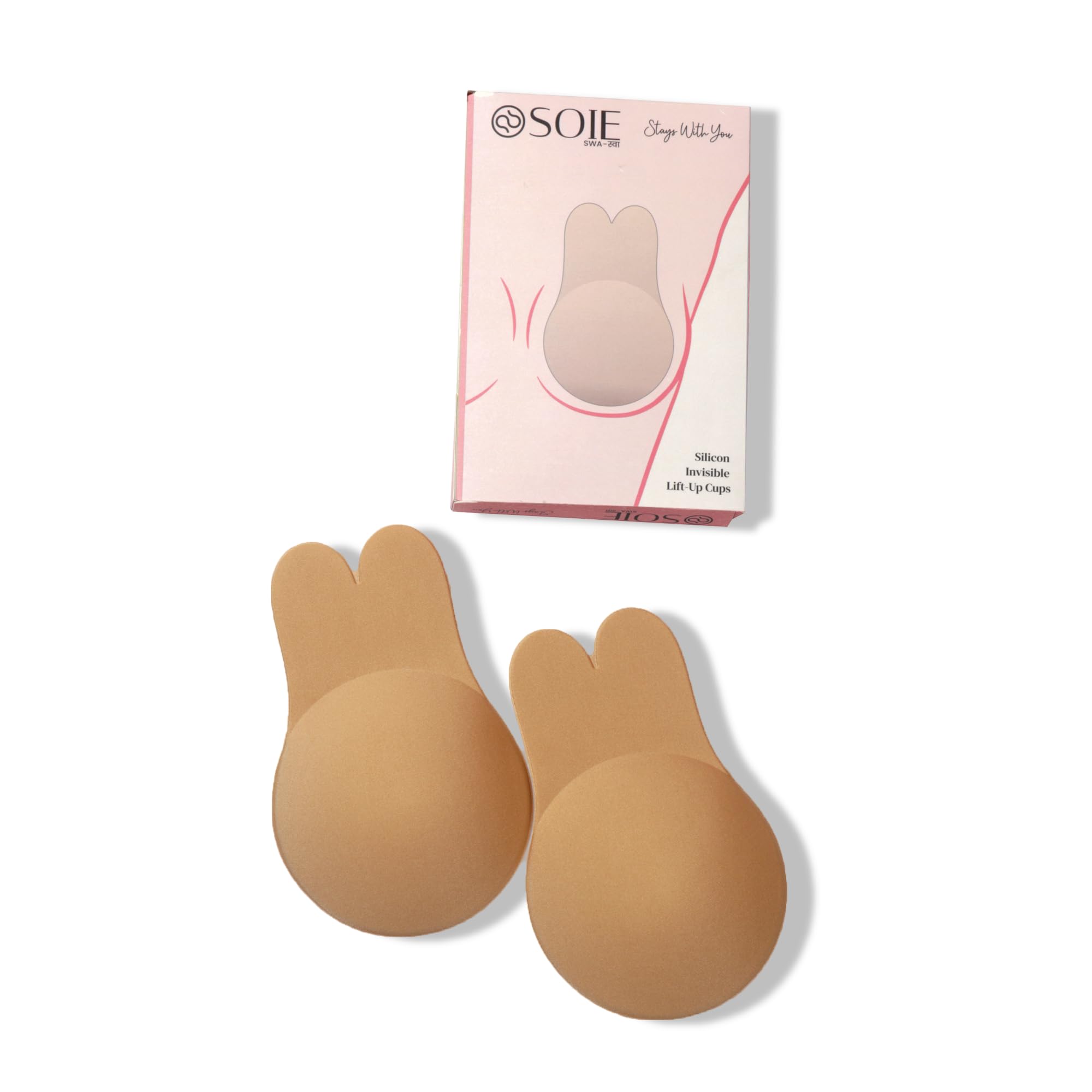soie Women's No-Show Nipple Covers with Nipple Guard Patch|Adhesive Nipple Covers|Breast Covers|Strapless Bra Alternative-picture-35