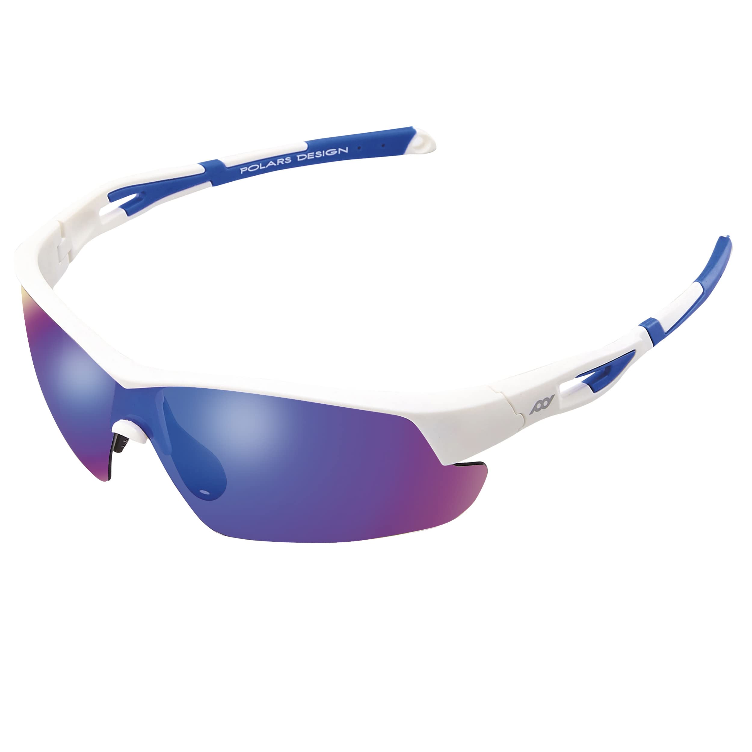 POLARS DESIGN, Polarized Sports Sunglasses for Men Women Lightweight UV Protection TR90 Frame Anti-Glaring Sun Glasses for Fishing Cycling Driving Runing Hiking Baseball Golf-image-45