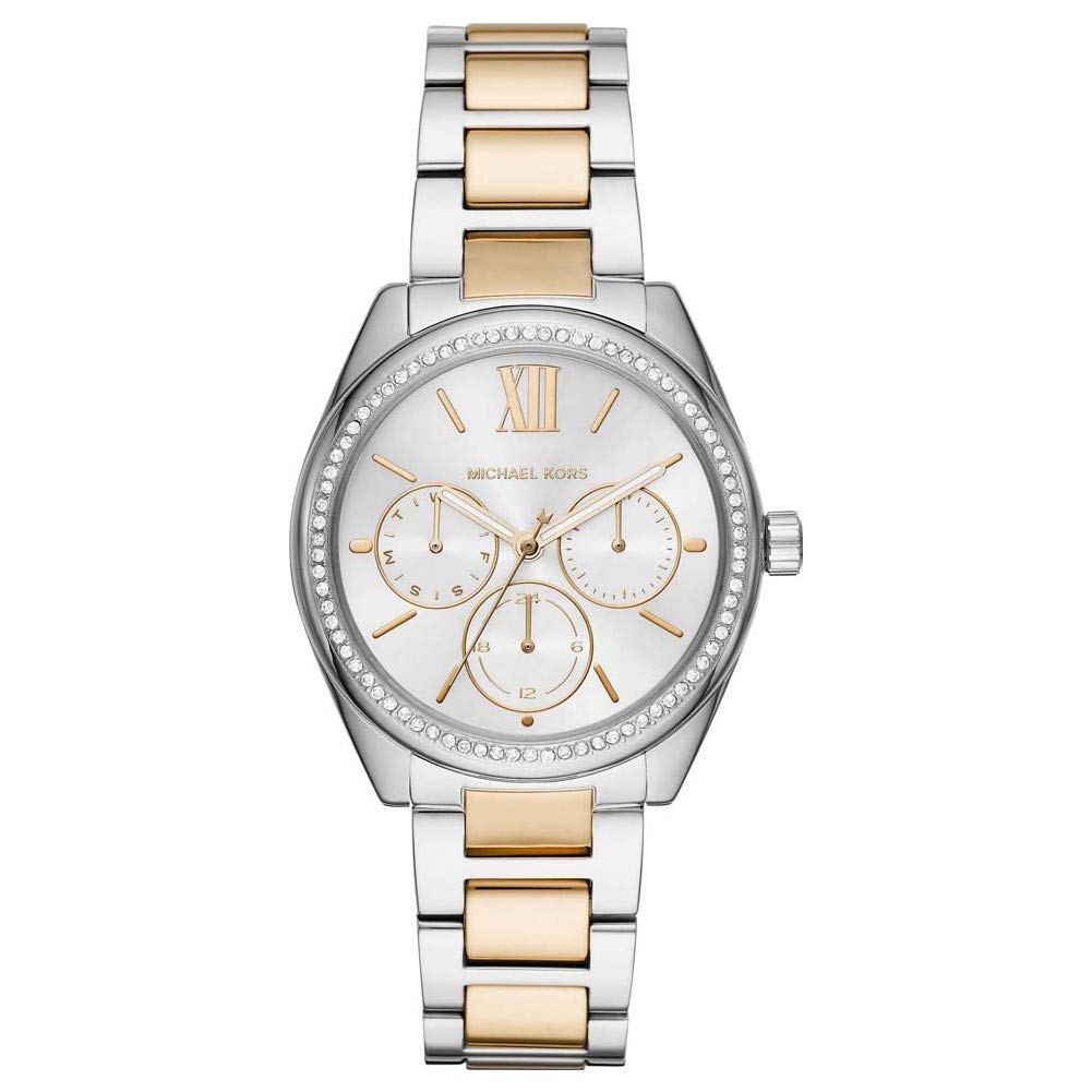 Michael KorsWatch for Women, Quartz Movement, Analog Display, Multicolor Multicolor Strap-MK7092