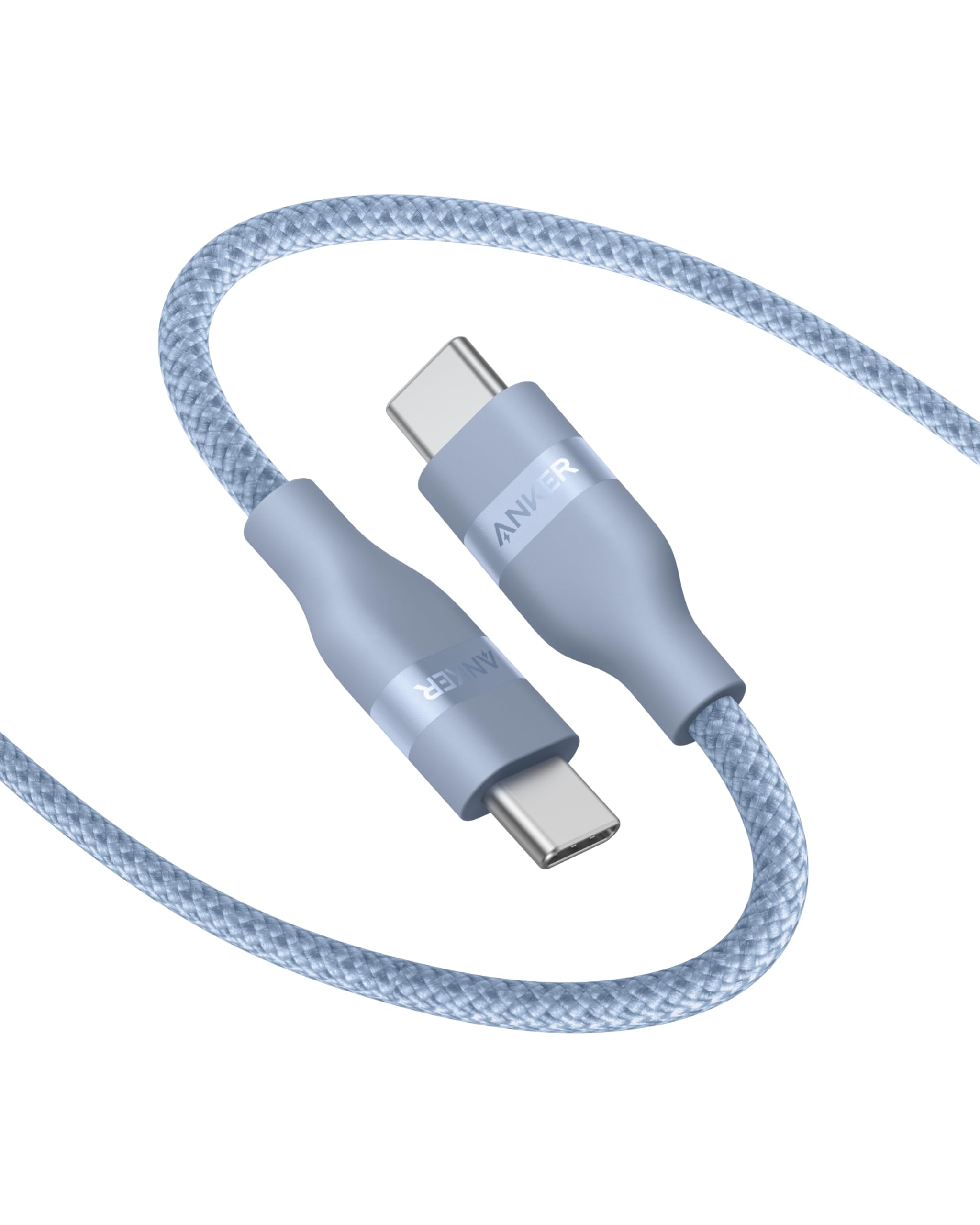 Anker Nano 240W USB C auf USB C Kabel, [1 Stück 1,8m] PD 3.0 Schnellladekabel USB C Kable, flexibel farbig geflochten, für iPhone 17 Pro/16/15 Serie, Samsung Galaxy S25/S24, MacBook Pro/Air und mehr