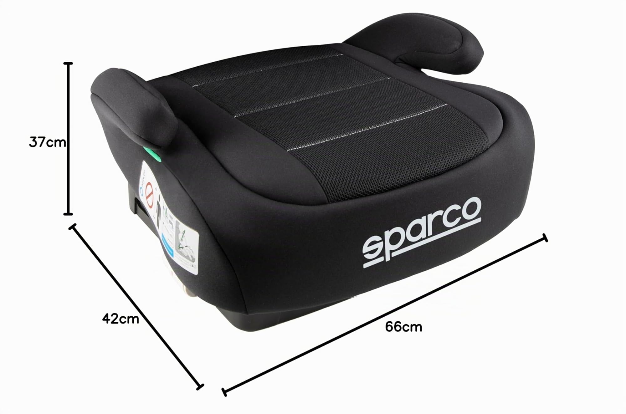Sparco Rialzo auto ISOFIX R129/03 125-150 cm 6-12 anni senza schienale